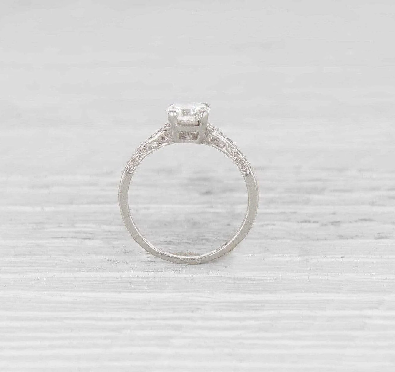 .83 Carat Edwardian Engagement Ring - Image 4