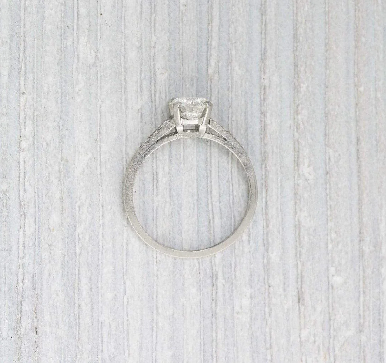 .83 Carat Vintage Tiffany & Co. Diamond Engagement Ring - Image 4