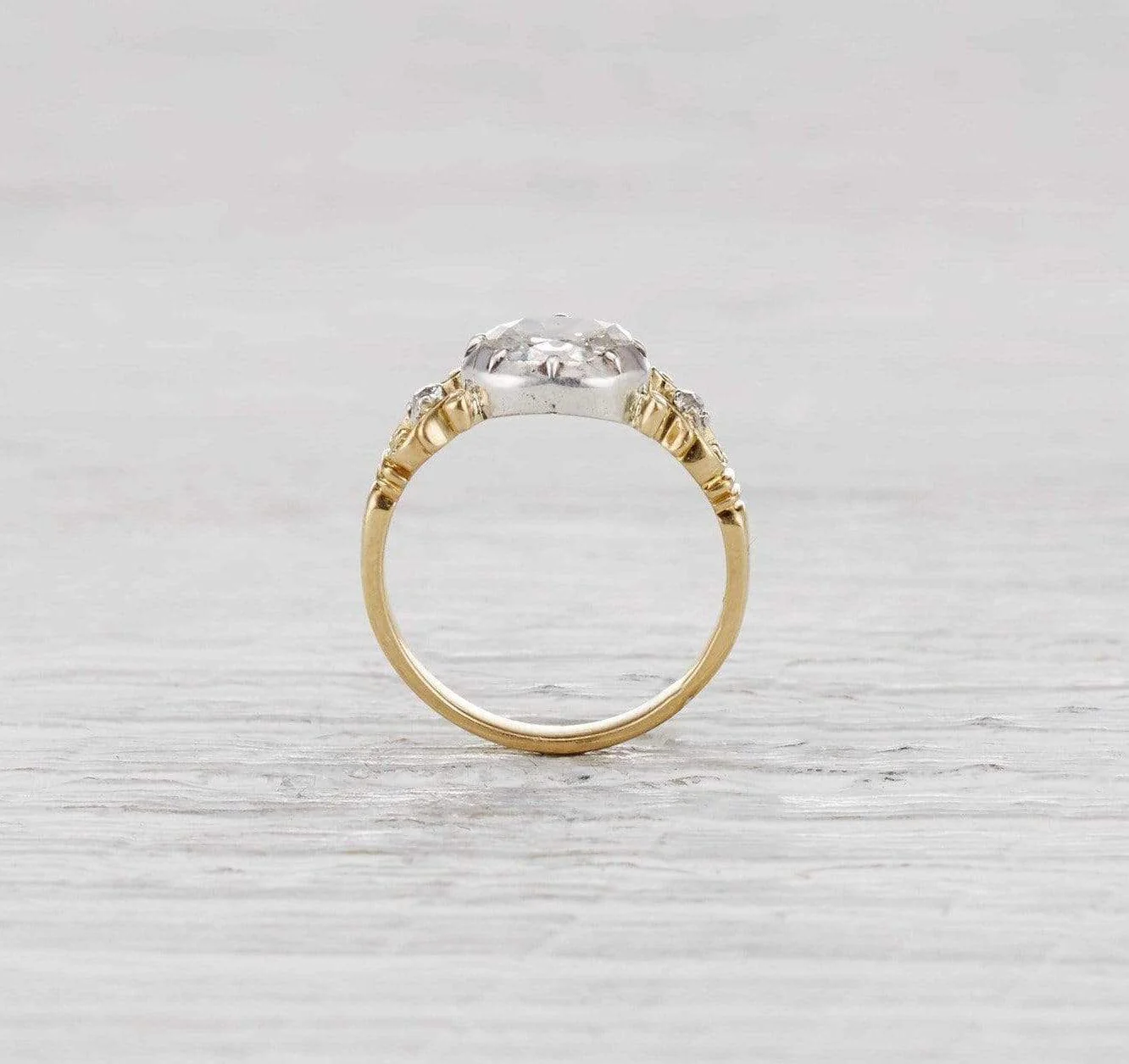 .85 Carat Georgian Diamond Engagement Ring - Image 4
