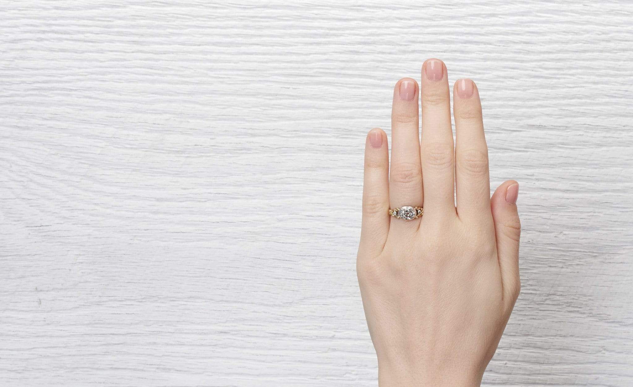 .85 Carat Georgian Diamond Engagement Ring - Image 6