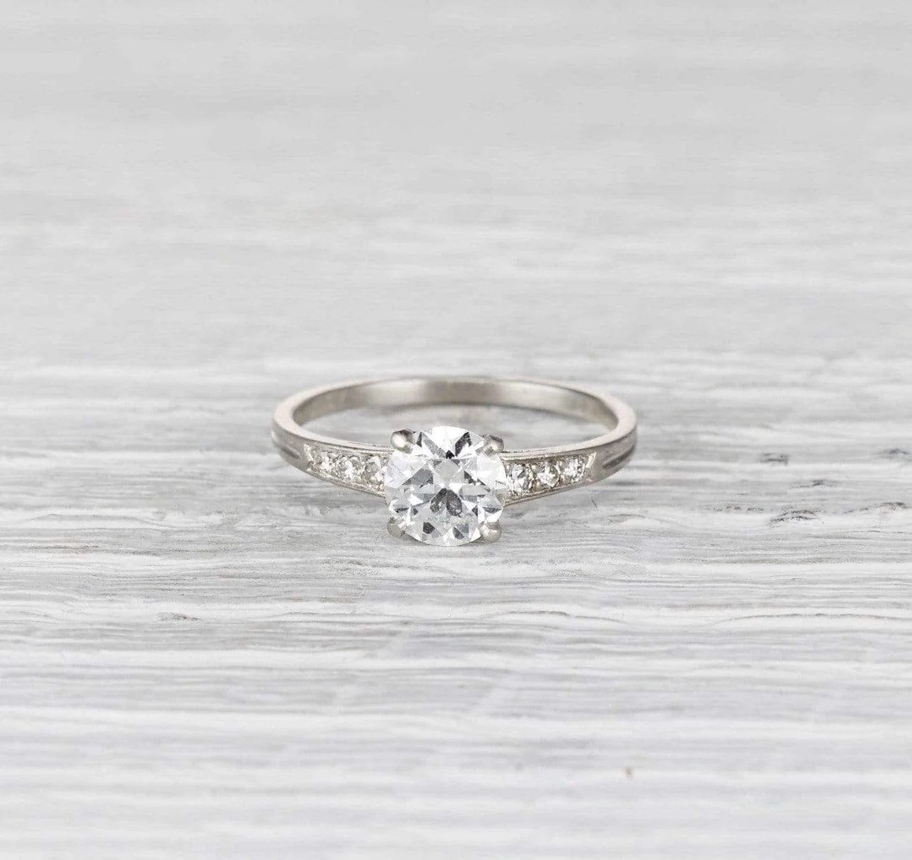 .86 Carat Retro Tiffany & Co. Engagement Ring - Image 2