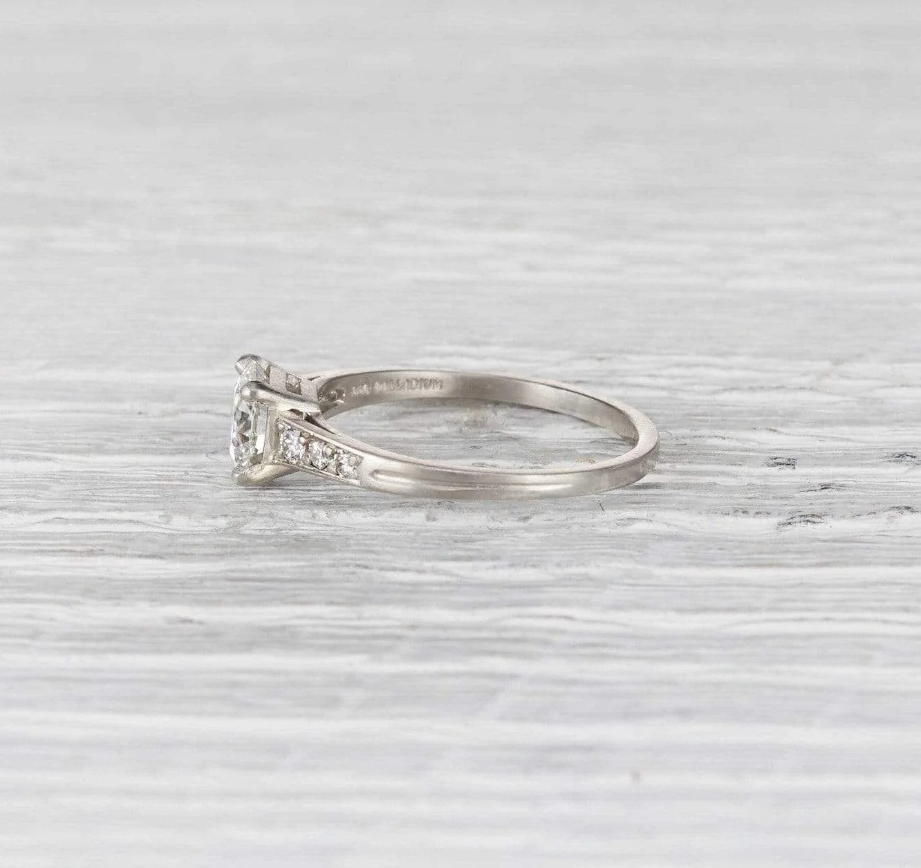 .86 Carat Retro Tiffany & Co. Engagement Ring - Image 3