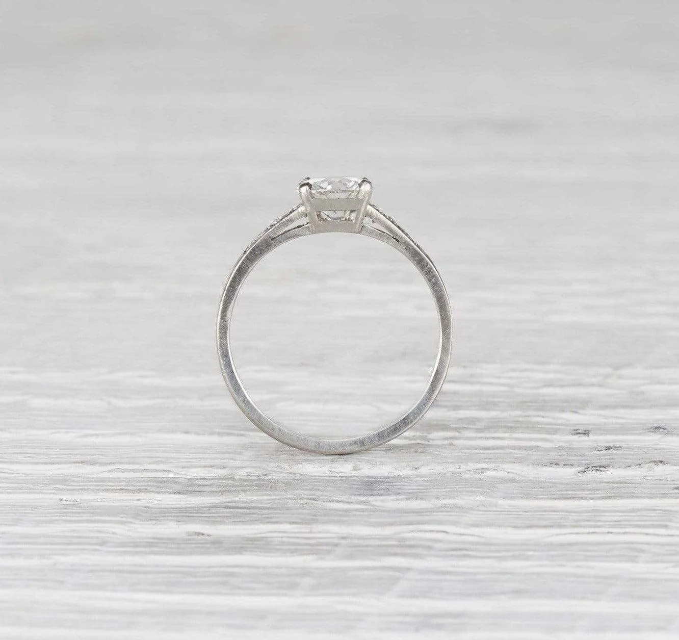 .86 Carat Retro Tiffany & Co. Engagement Ring - Image 4