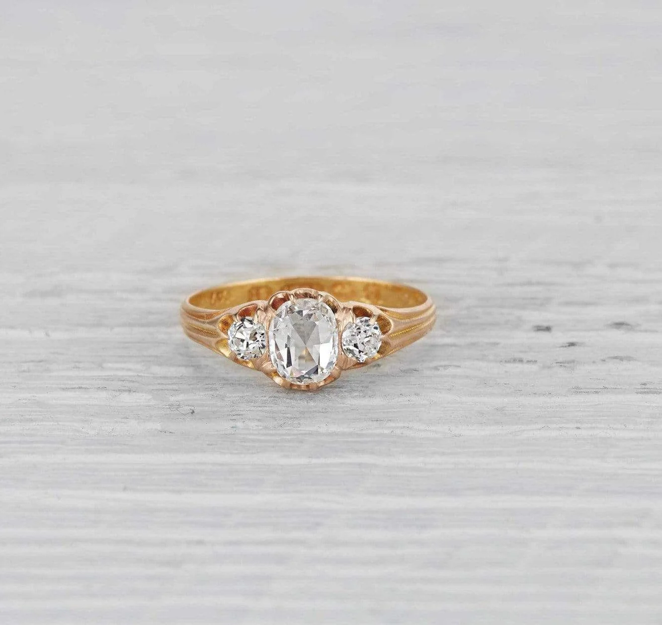 .90 Carat Victorian Diamond Engagement Ring - Image 2