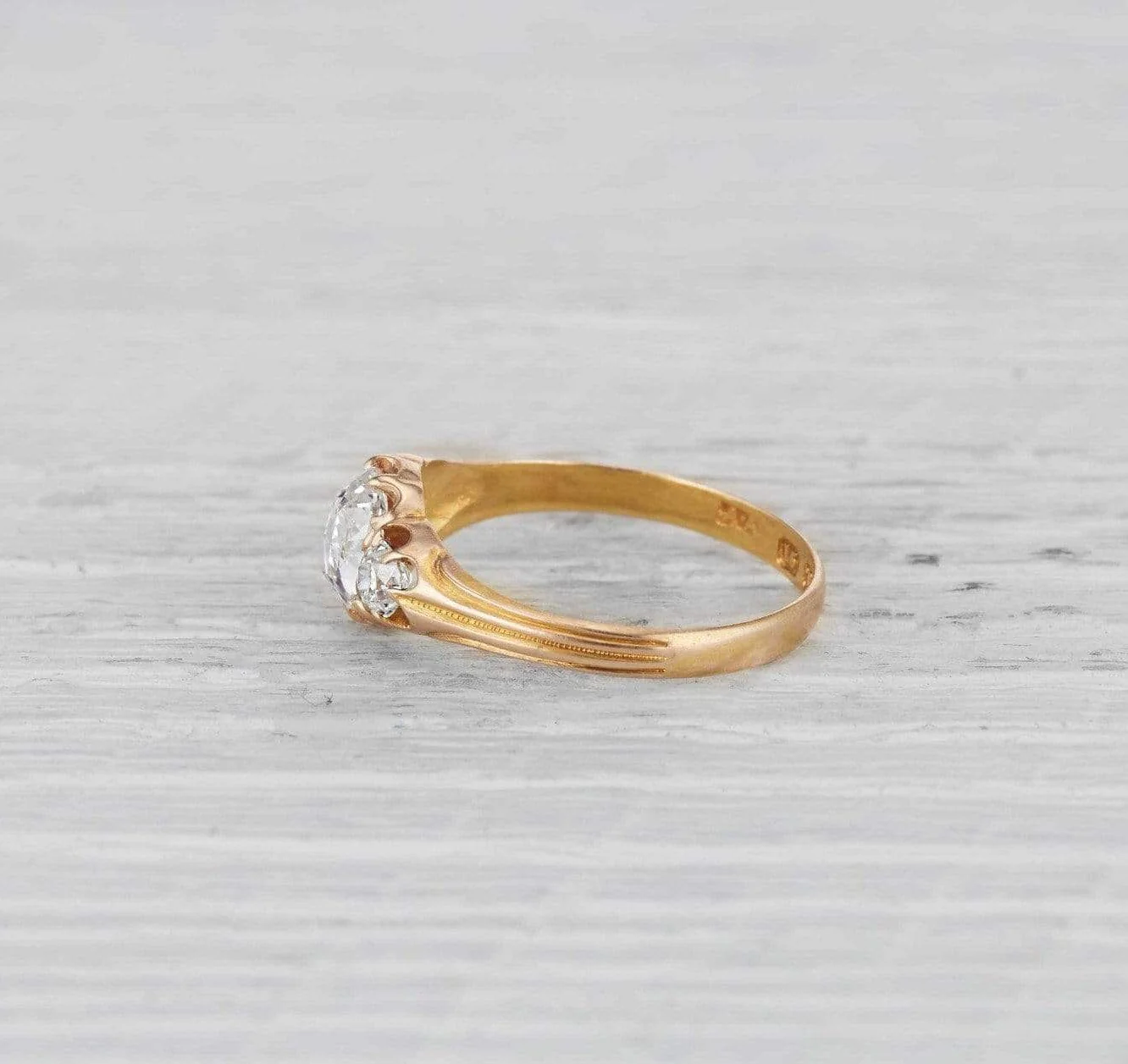 .90 Carat Victorian Diamond Engagement Ring - Image 3