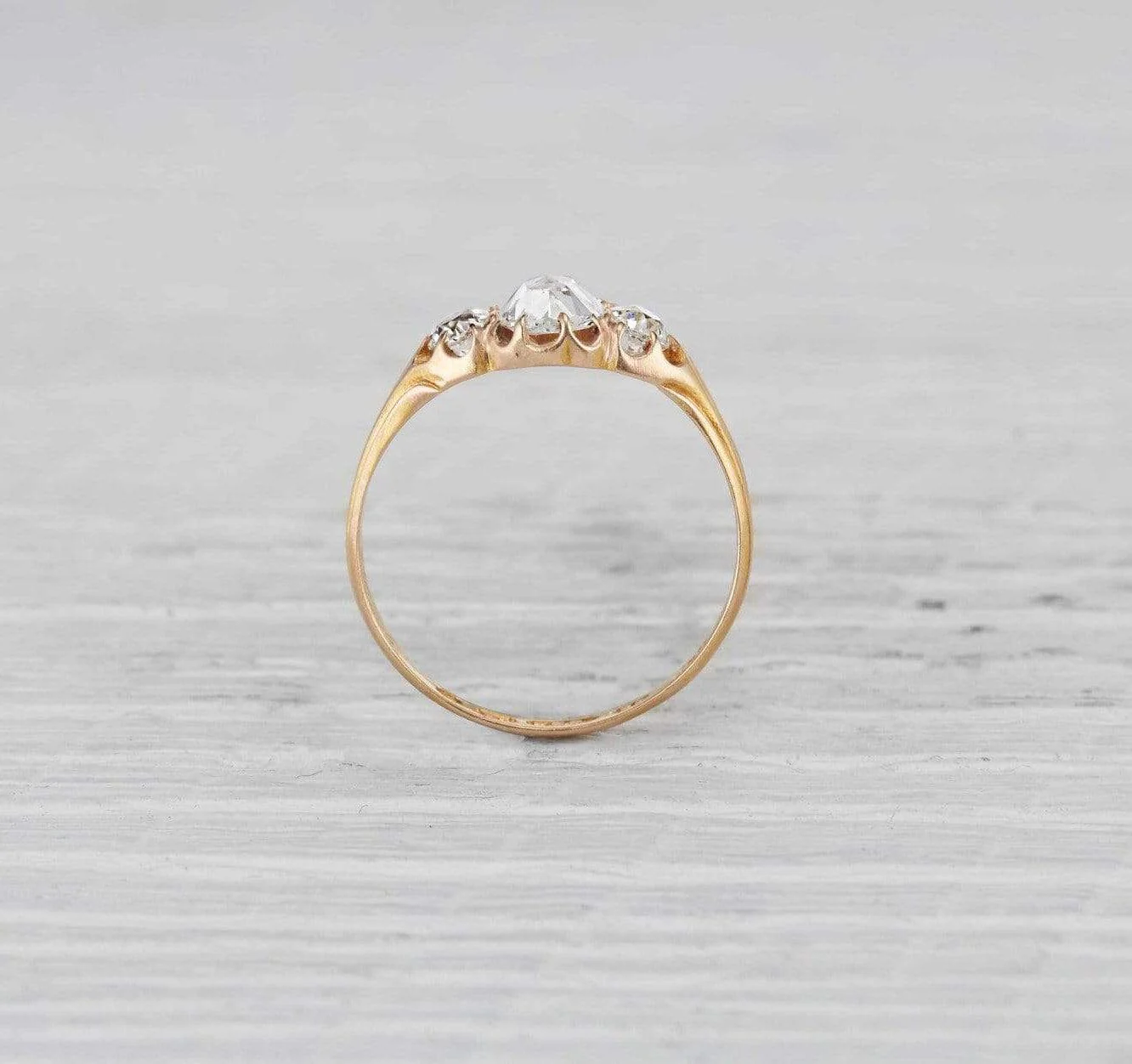 .90 Carat Victorian Diamond Engagement Ring - Image 4