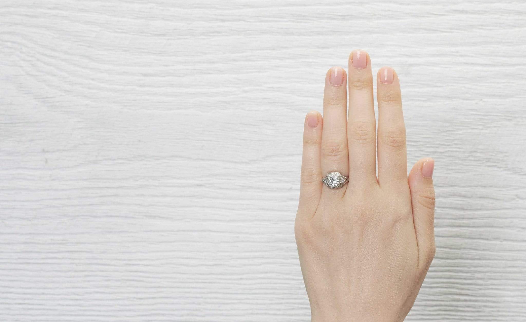 .92 Carat Edwardian Engagement Ring - Image 5