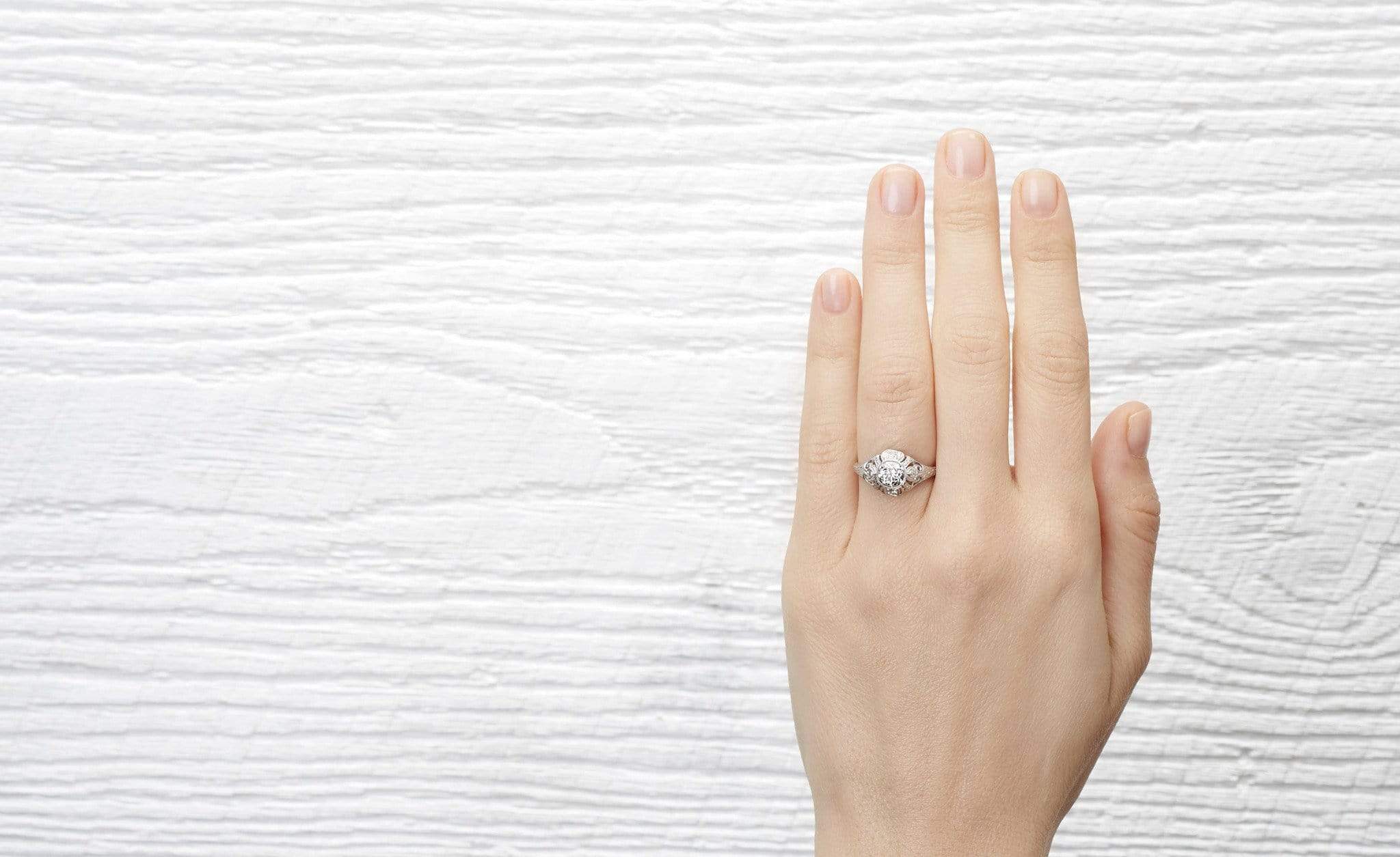.92 Carat Edwardian Diamond Engagement Ring - Image 5