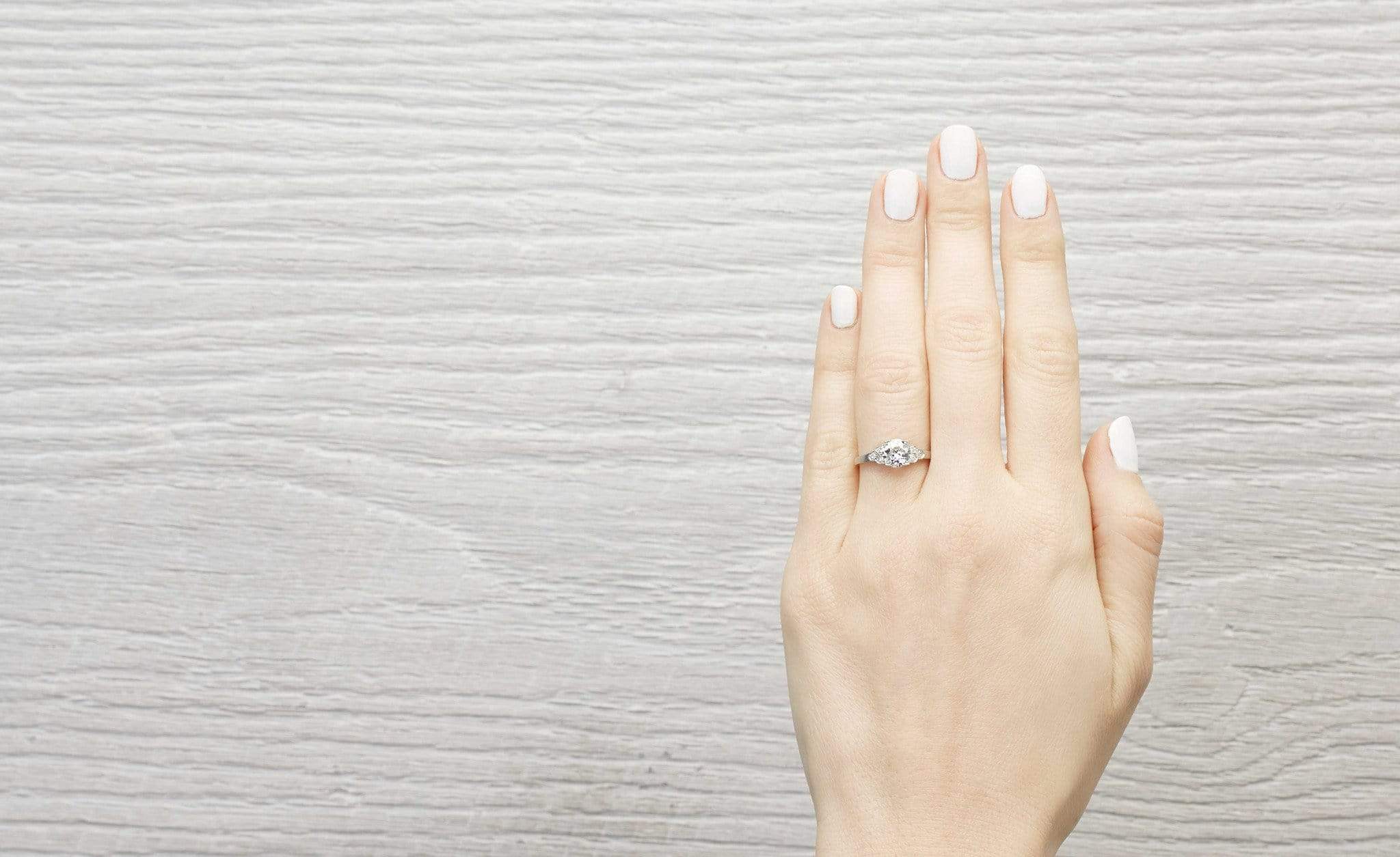 .94 Carat Art Deco Engagement Ring - Image 5