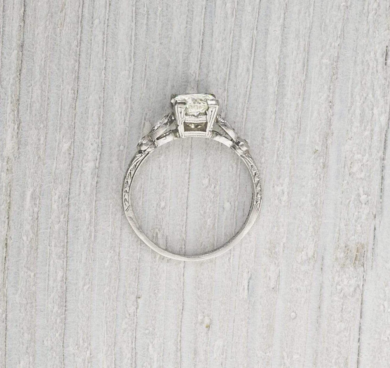 .99 Carat Old European Cut Diamond Engagement Ring - Image 4