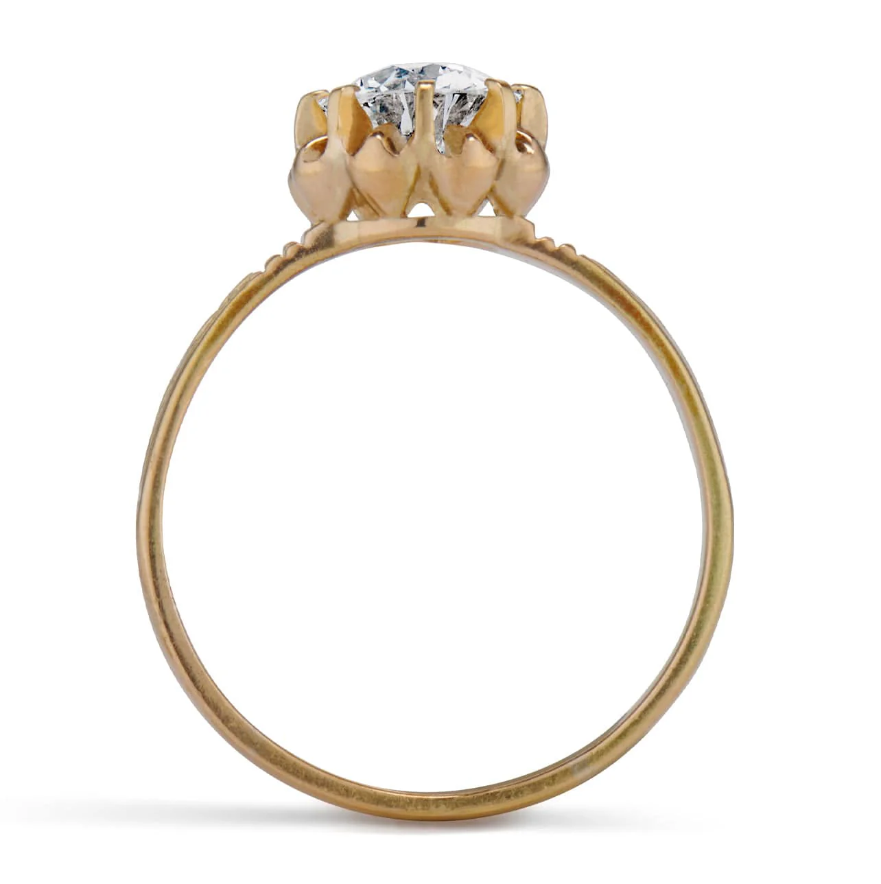 Antique 1.03 Carat Old European Cut Diamond Ring - Image 4
