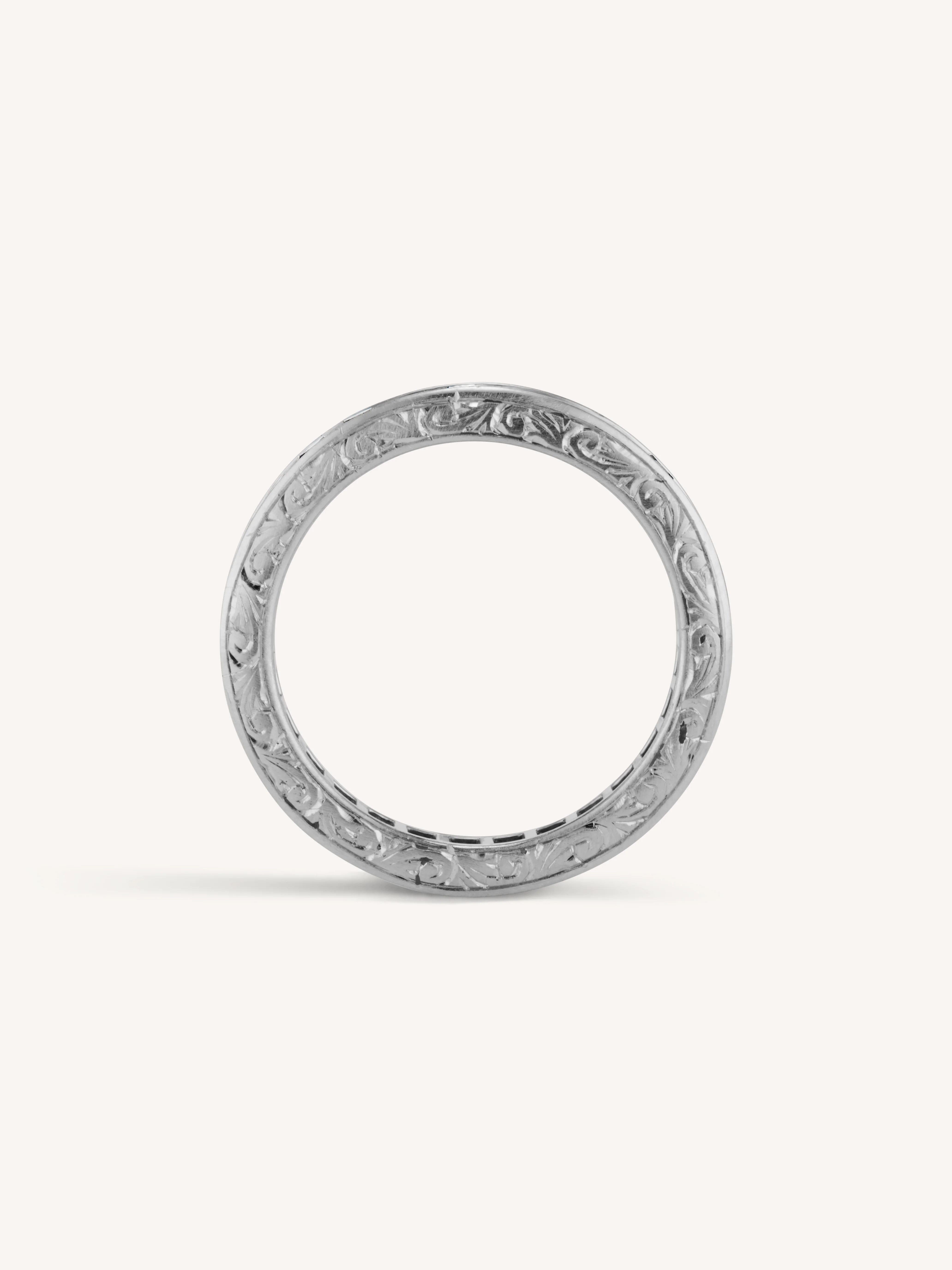 Art Deco 2.50 Carat French Cut Diamond Eternity Band - Image 3
