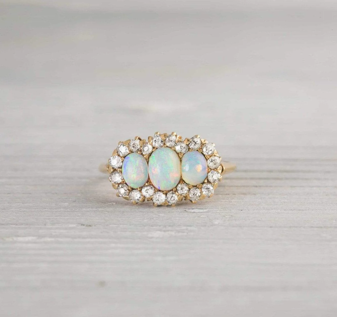 Antique Victorian Opal Engagement Ring - Image 2