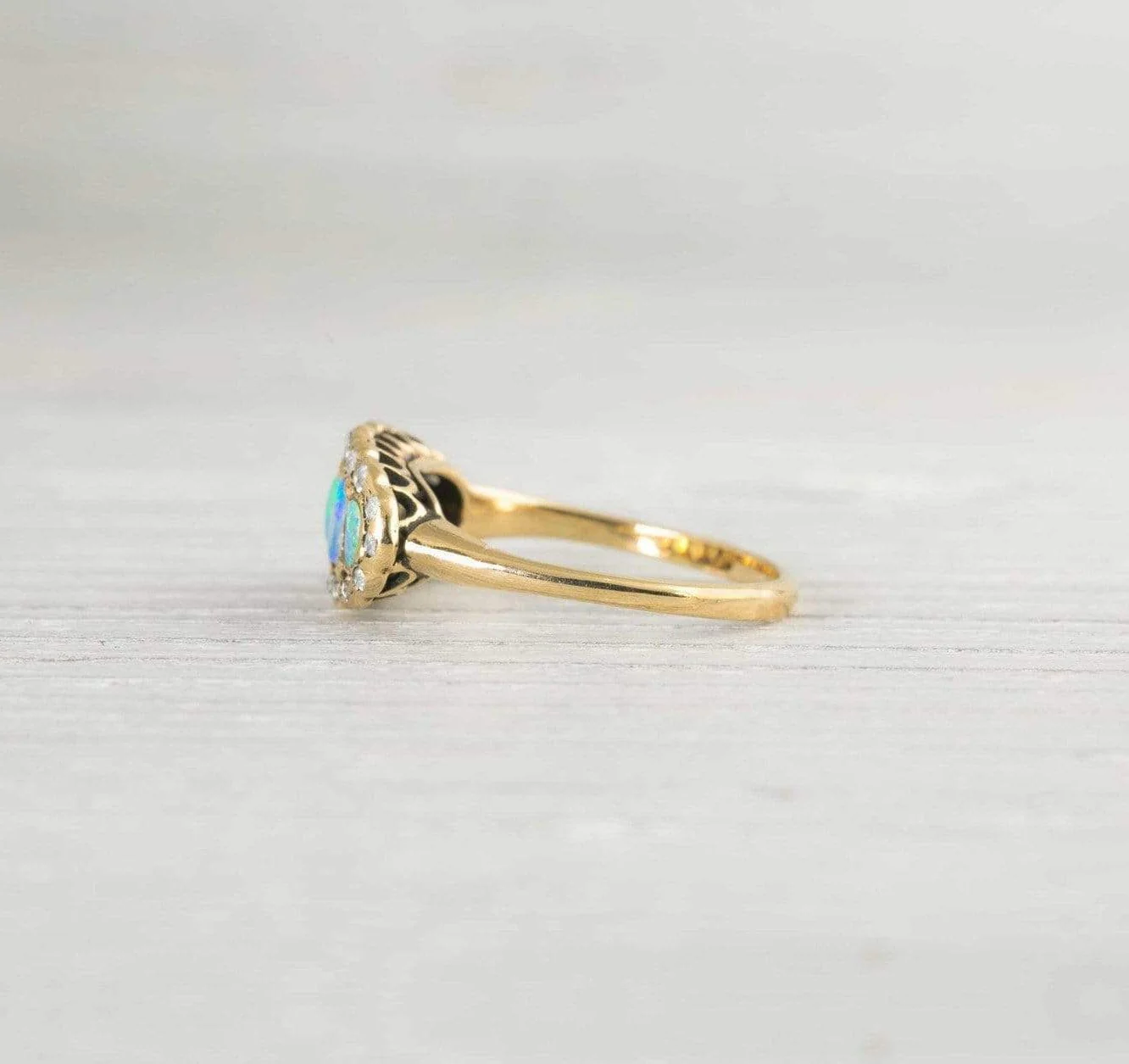 Antique Victorian Opal Ring - Image 3