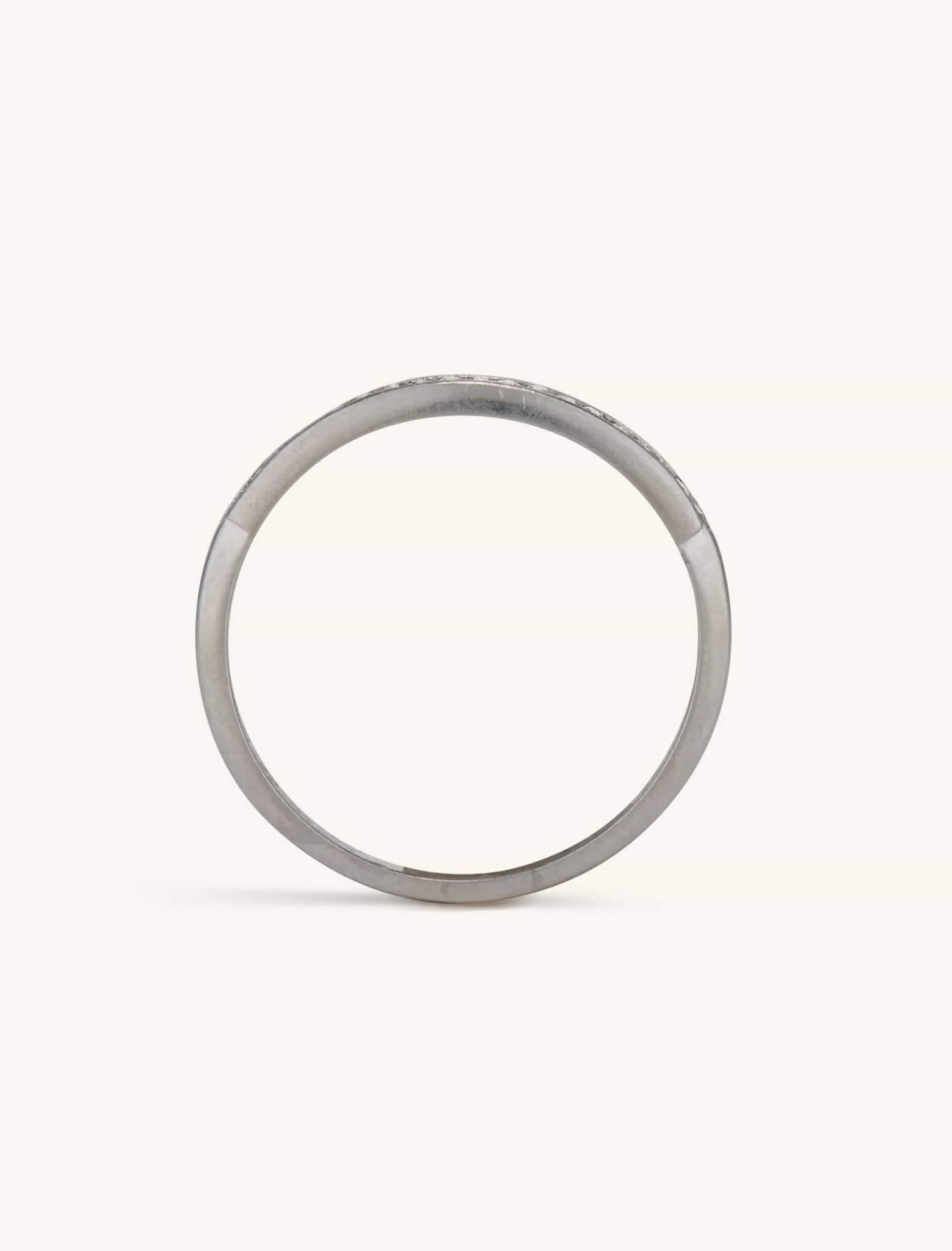 Antique Diamond Half Band Size 8.25 - Image 4