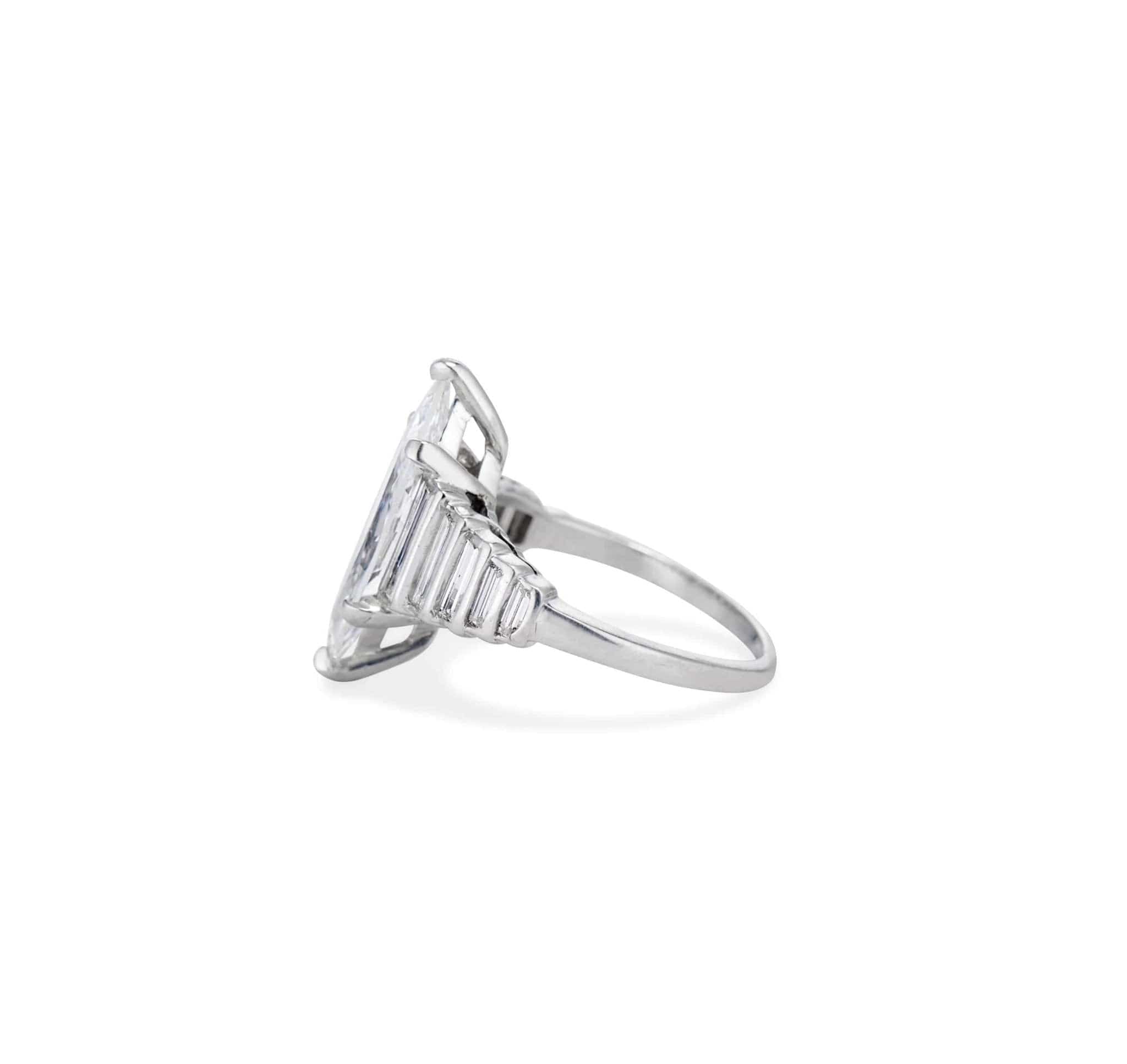 Art Deco 1.83 Carat Marquise Diamond Ring - Image 3