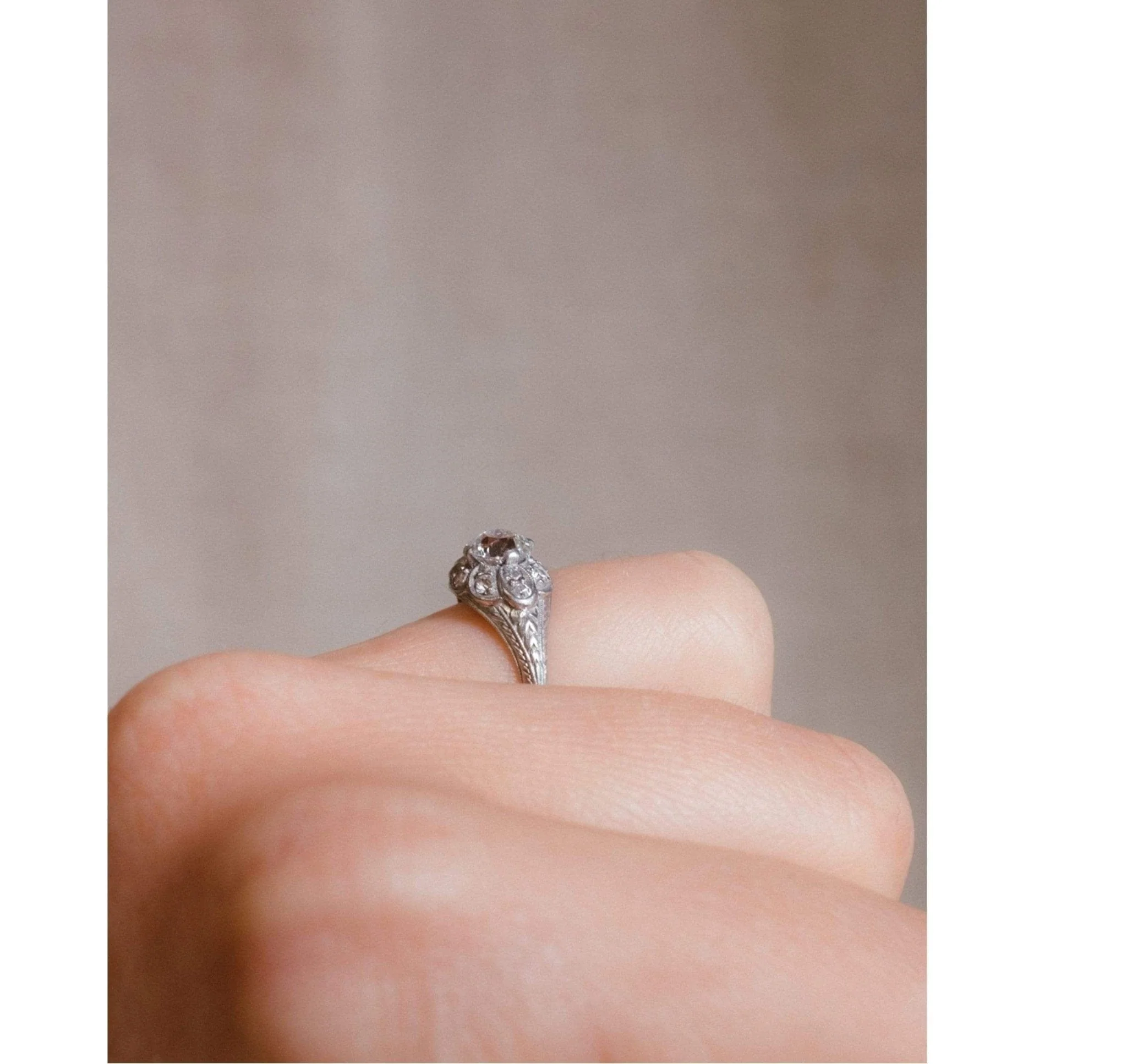 William Wise & Son .72 Carat Old European Cut Diamond Ring - Image 10