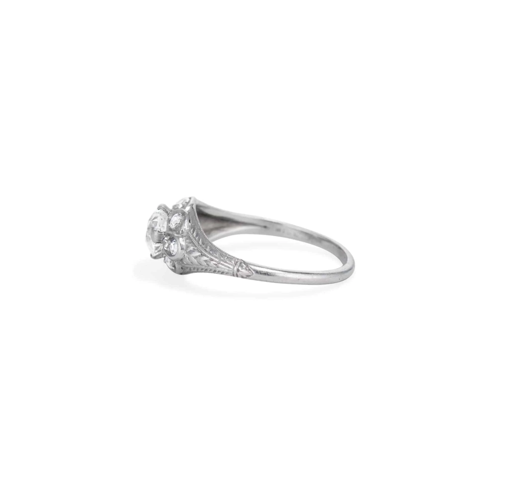 William Wise & Son .72 Carat Old European Cut Diamond Ring - Image 3