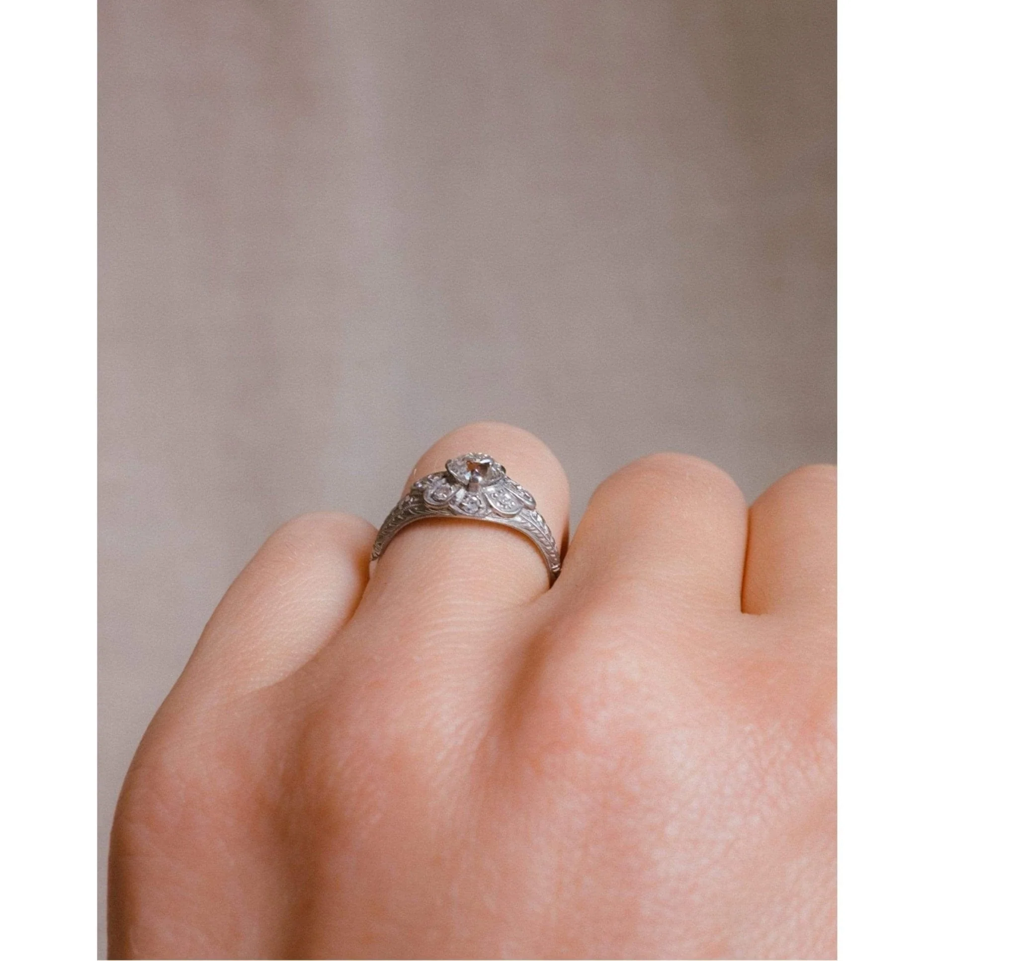 William Wise & Son .72 Carat Old European Cut Diamond Ring - Image 7