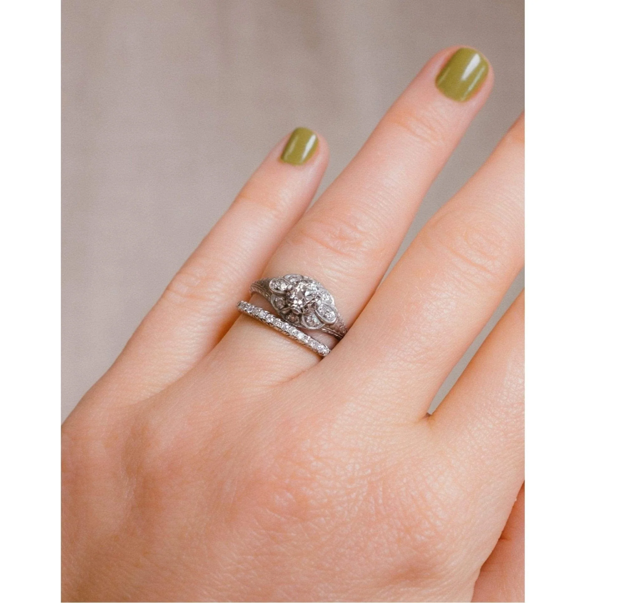 William Wise & Son .72 Carat Old European Cut Diamond Ring - Image 8