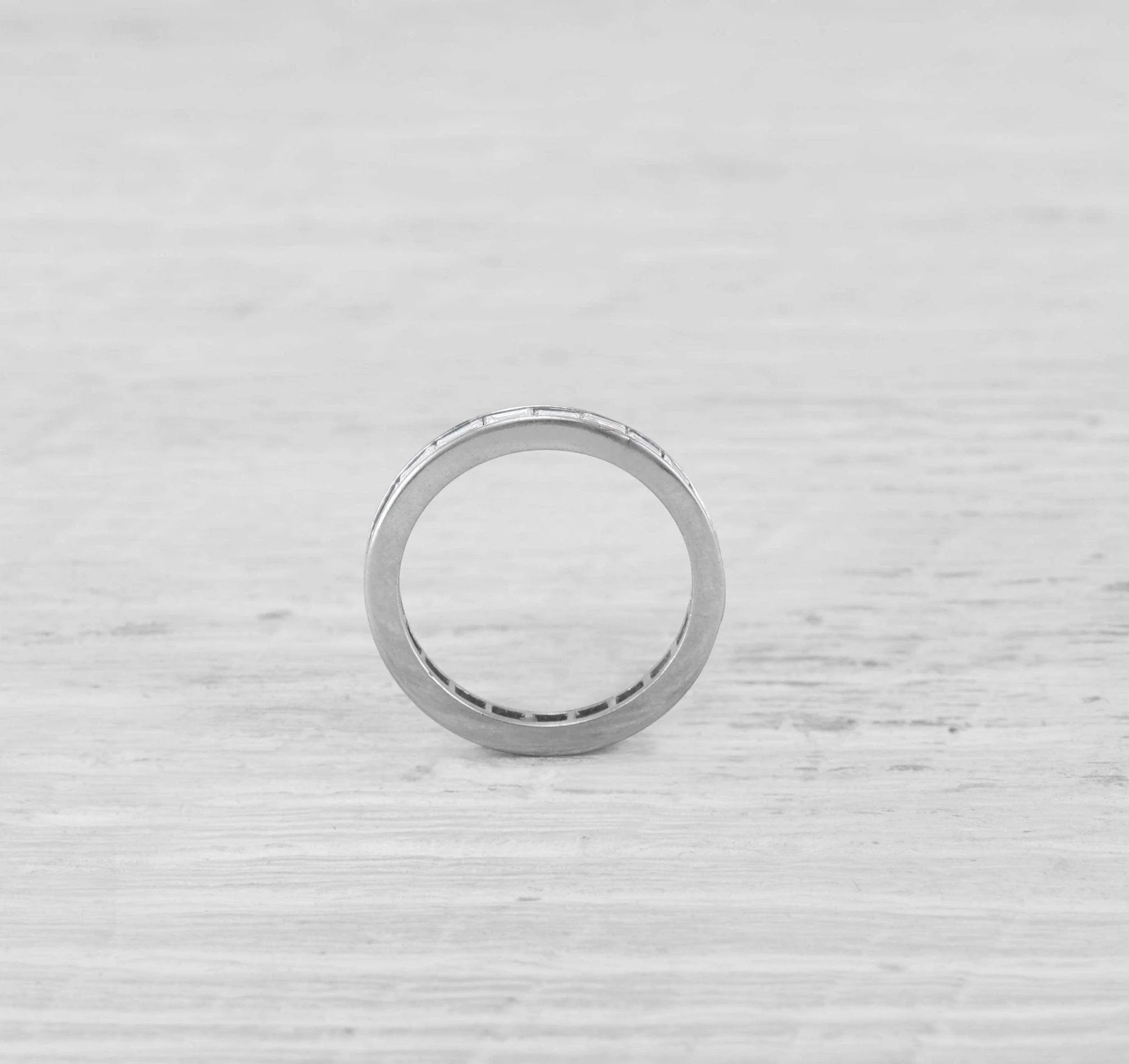 ART DECO DIAMOND AND PLATINUM ETERNITY BAND - Image 2