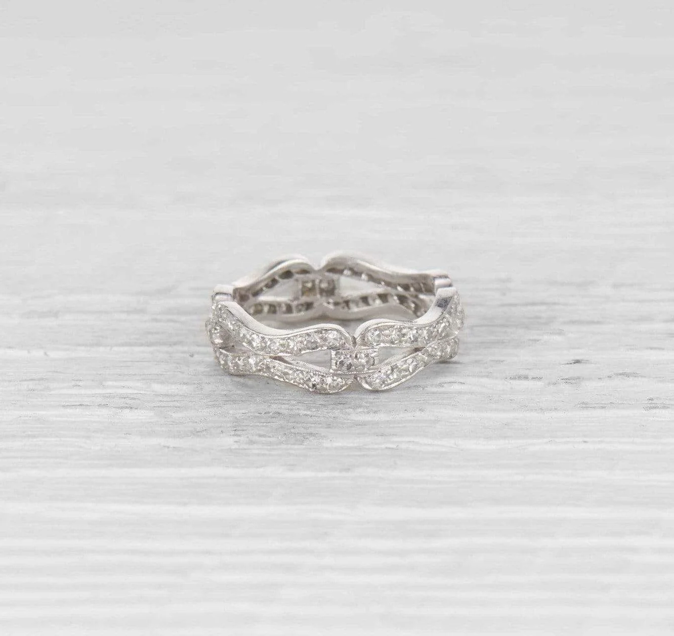 Art Deco Diamond Band - Image 3