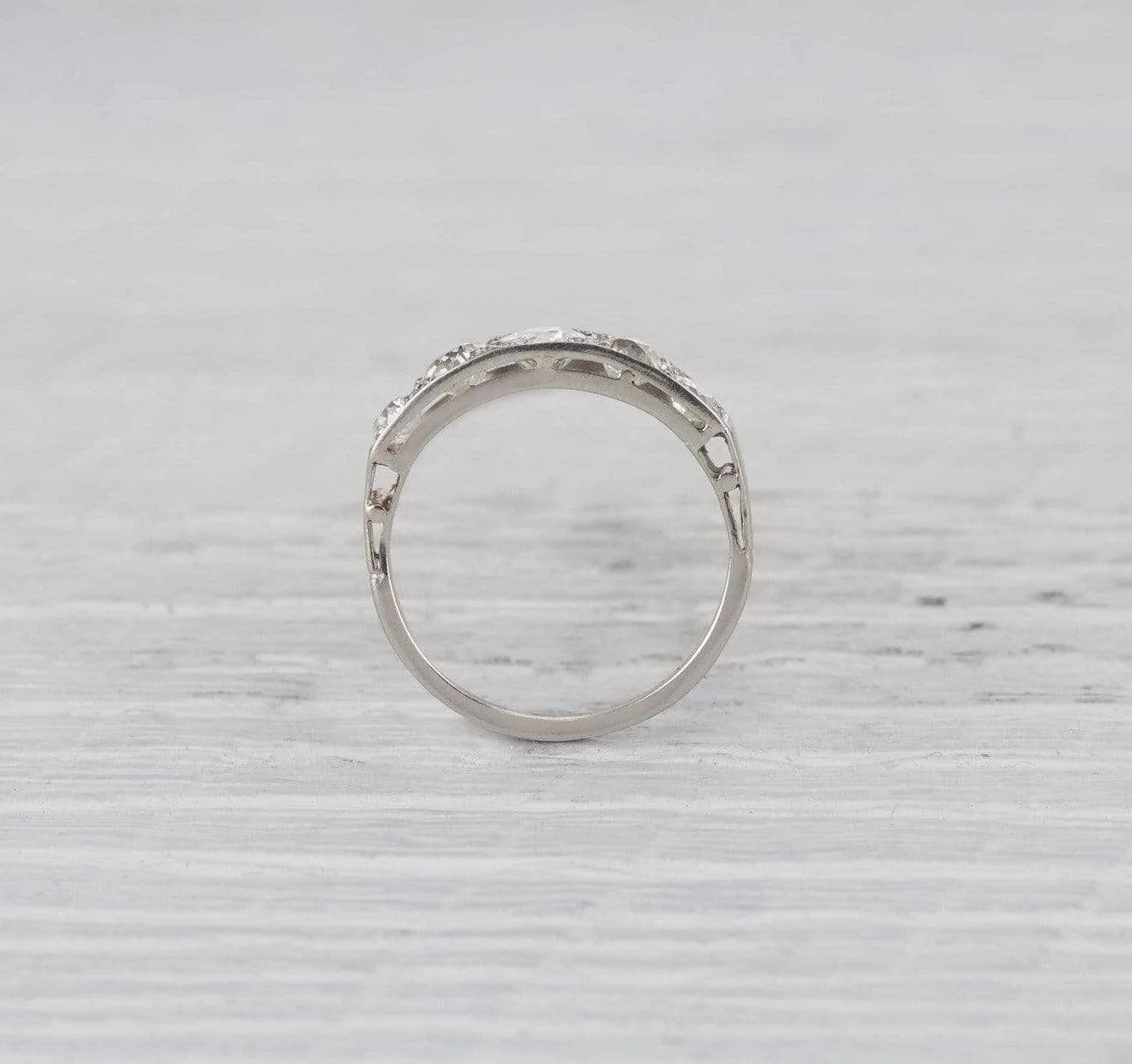 Art Deco Diamond Band - Image 4