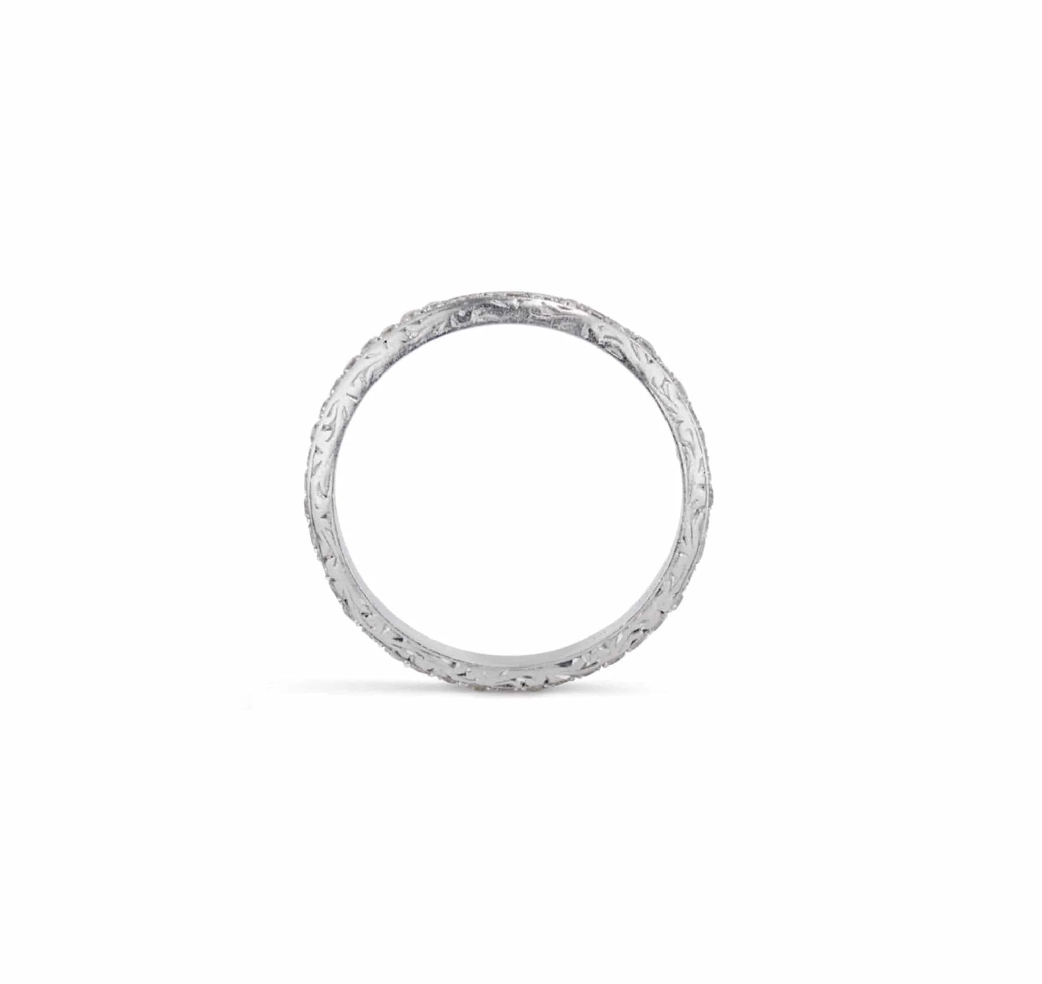 Art Deco Diamond Eternity Band Ring - Image 3