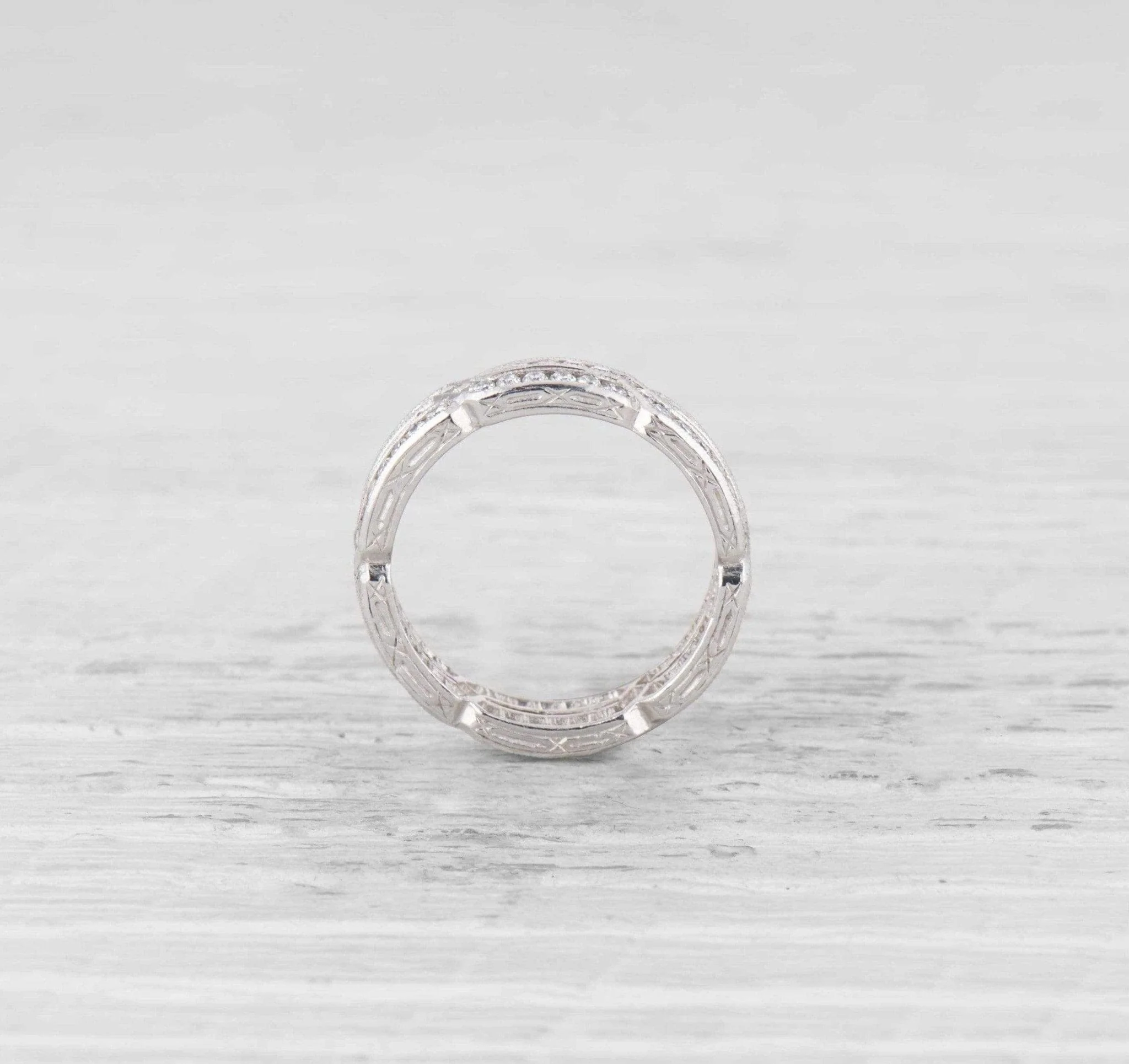 Art Deco Diamond Eternity Band - Image 2