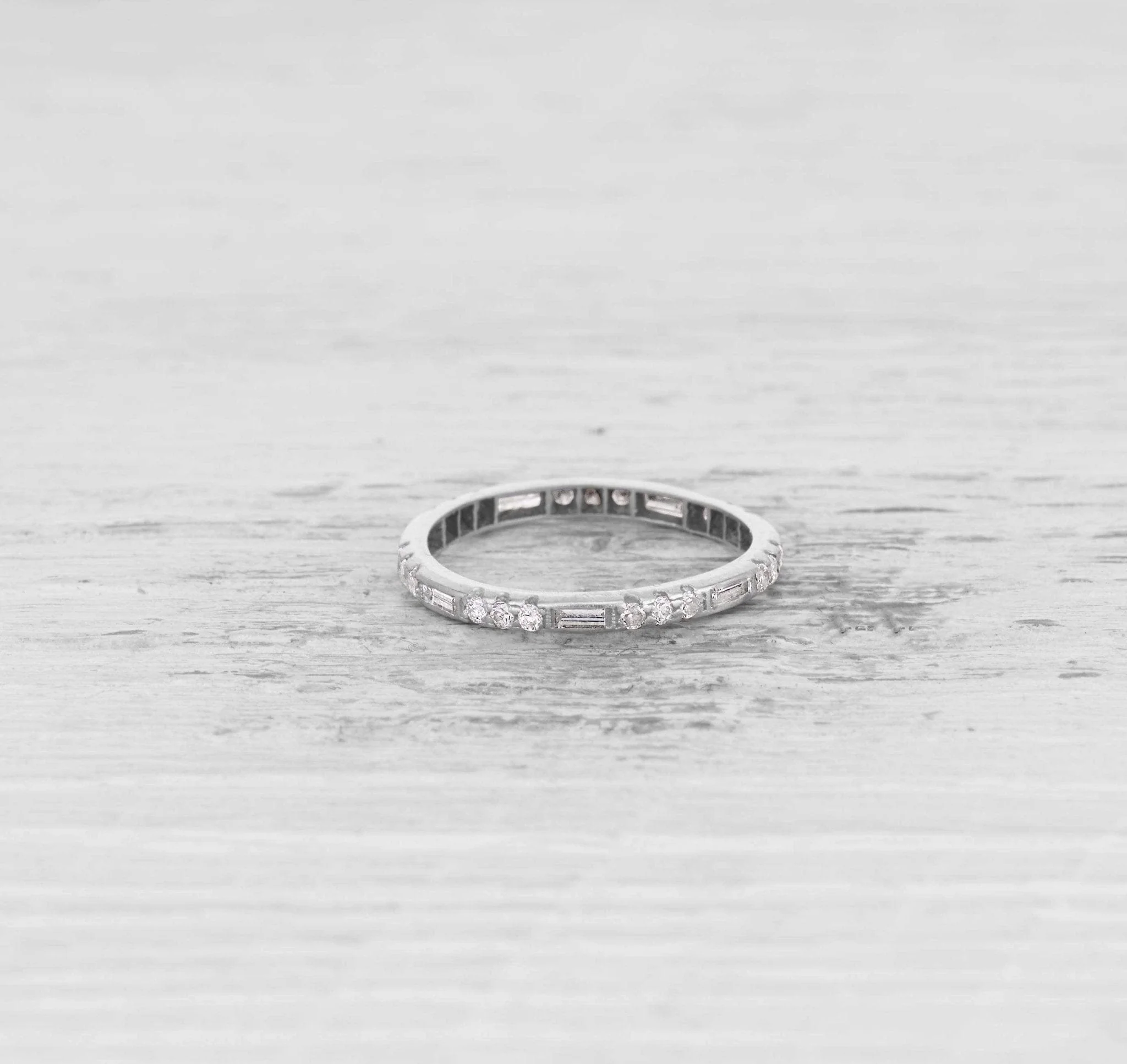 ART DECO DIAMOND ETERNITY BAND - Image 3