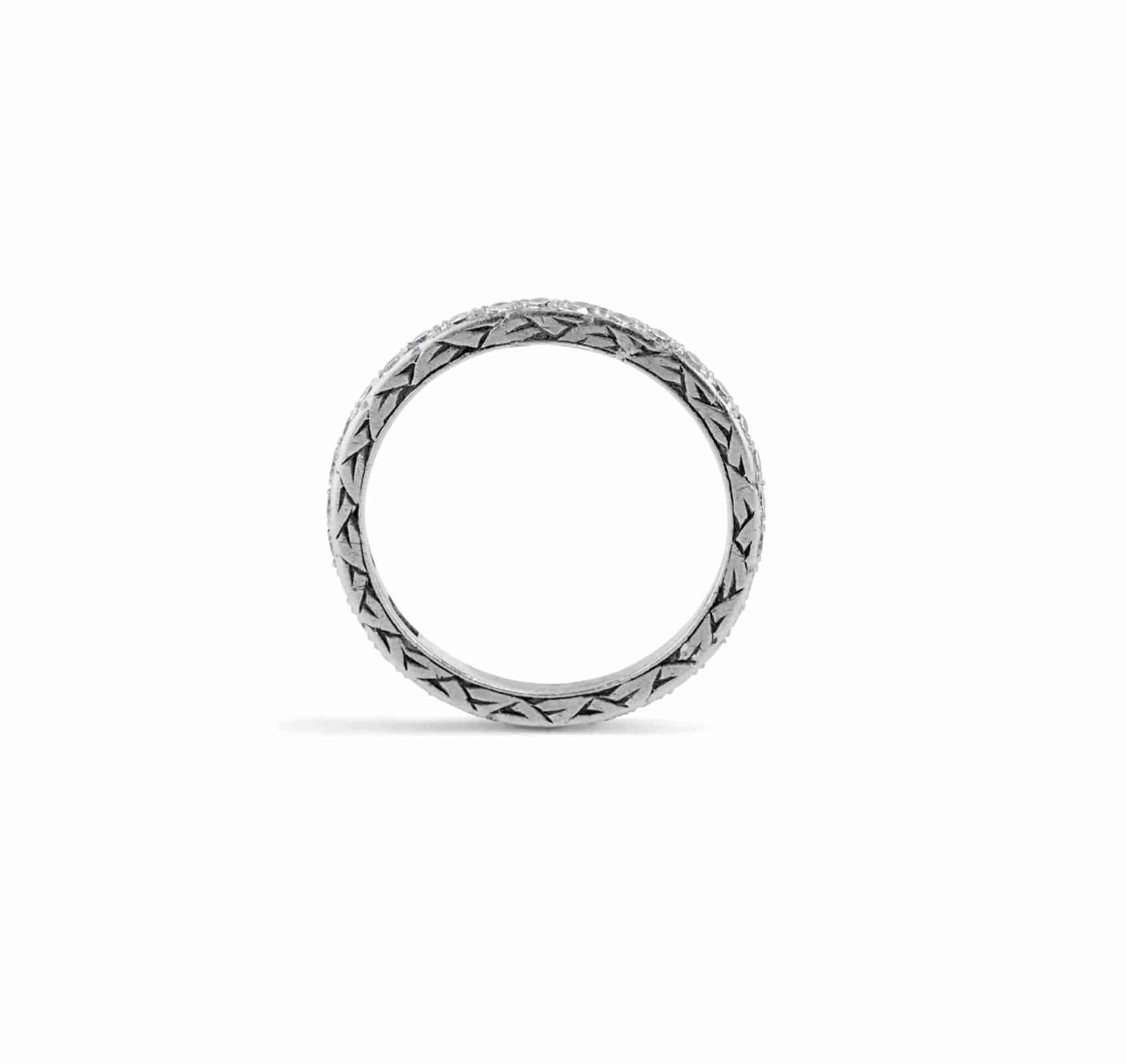 ART DECO DIAMOND ETERNITY BAND - Image 2