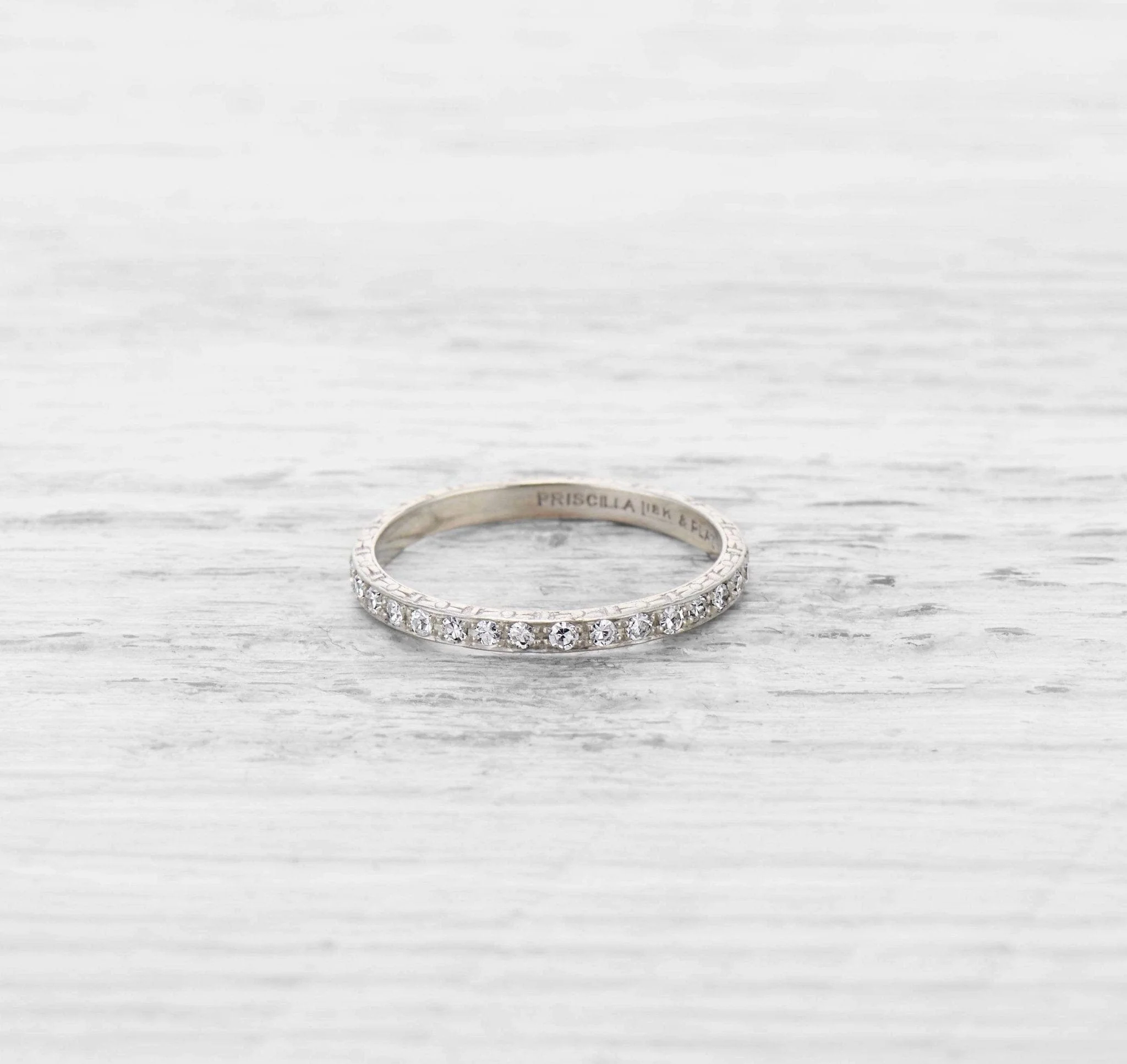 ART DECO DIAMOND ETERNITY BAND - Image 3