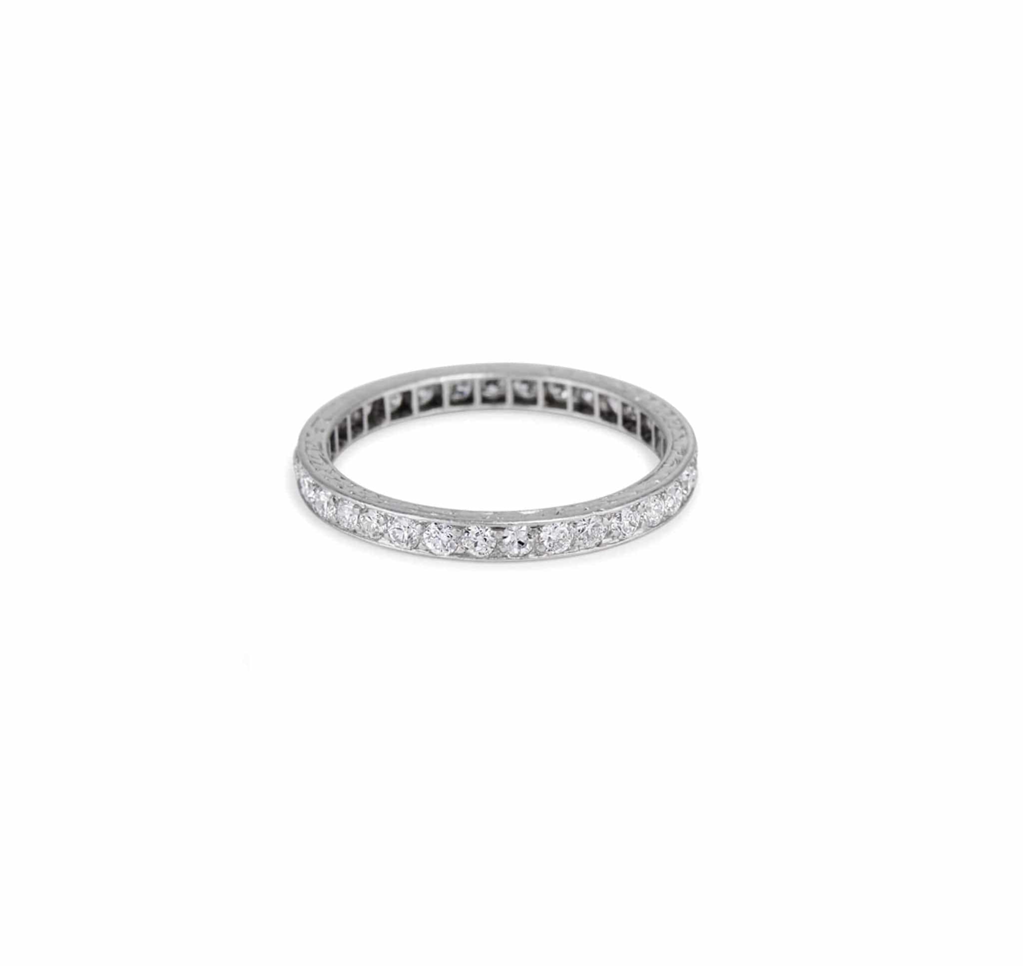 ART DECO DIAMOND ETERNITY BAND - Image 3
