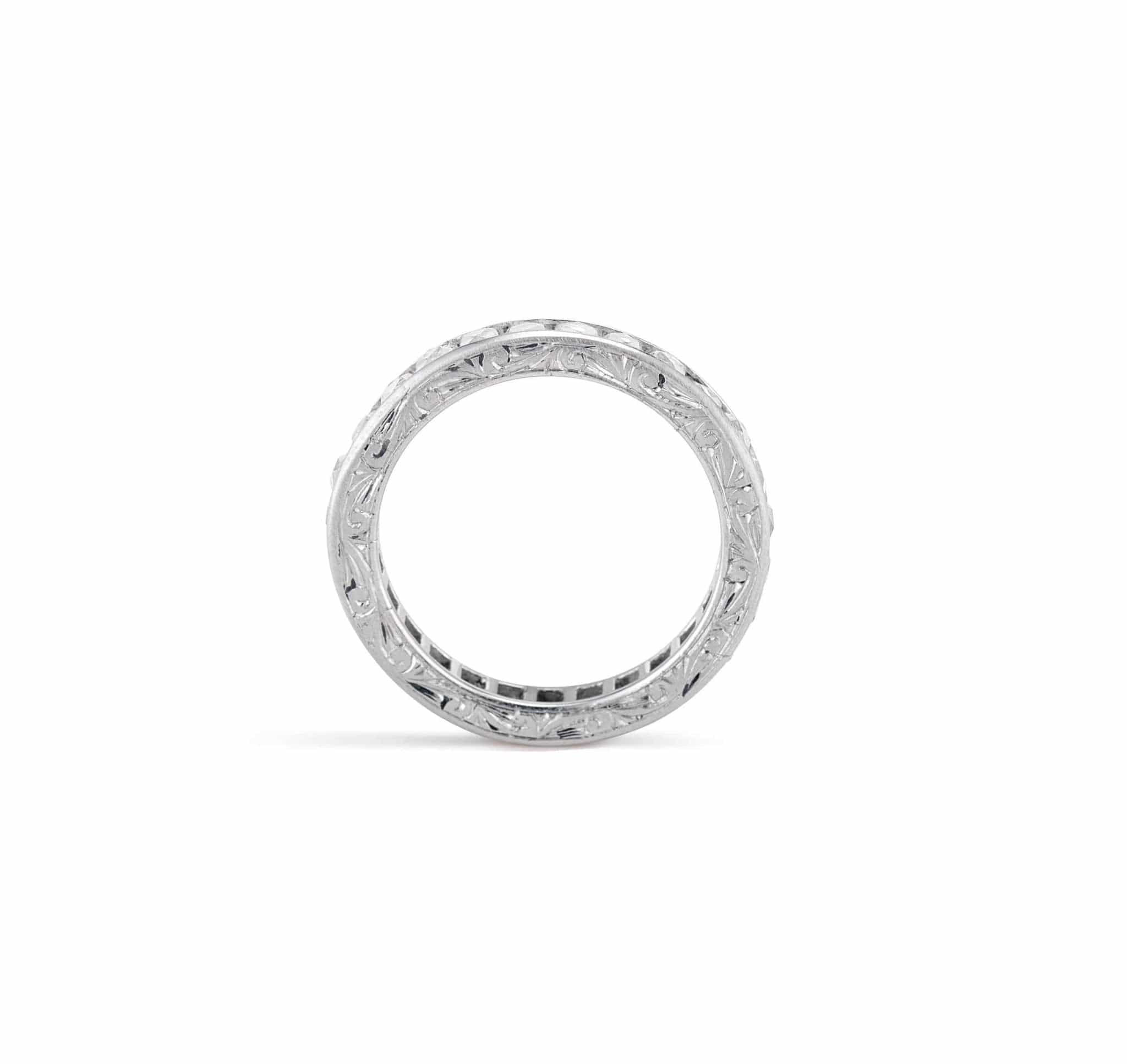 Art Deco 2.25 Carat French Cut Diamond Band - Image 3