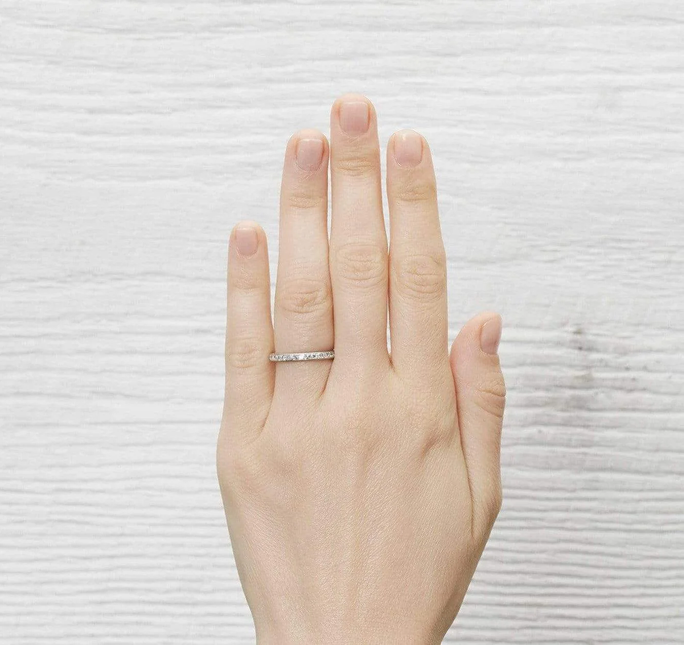 Art Deco French Cut Tiffany & Co. Eternity Band - Image 4