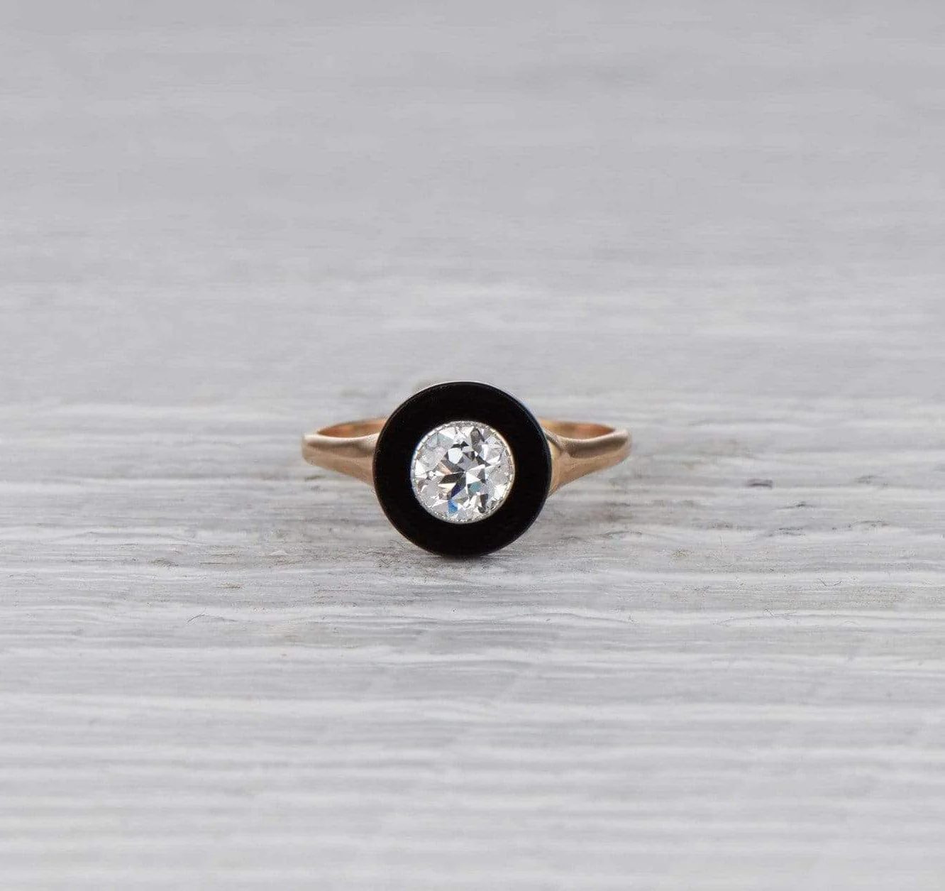 .55 Carat Art Deco Halo Ring - Image 2