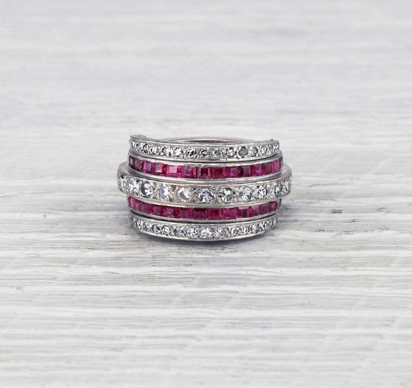 Art Deco Swivel Flip Ring - Image 3