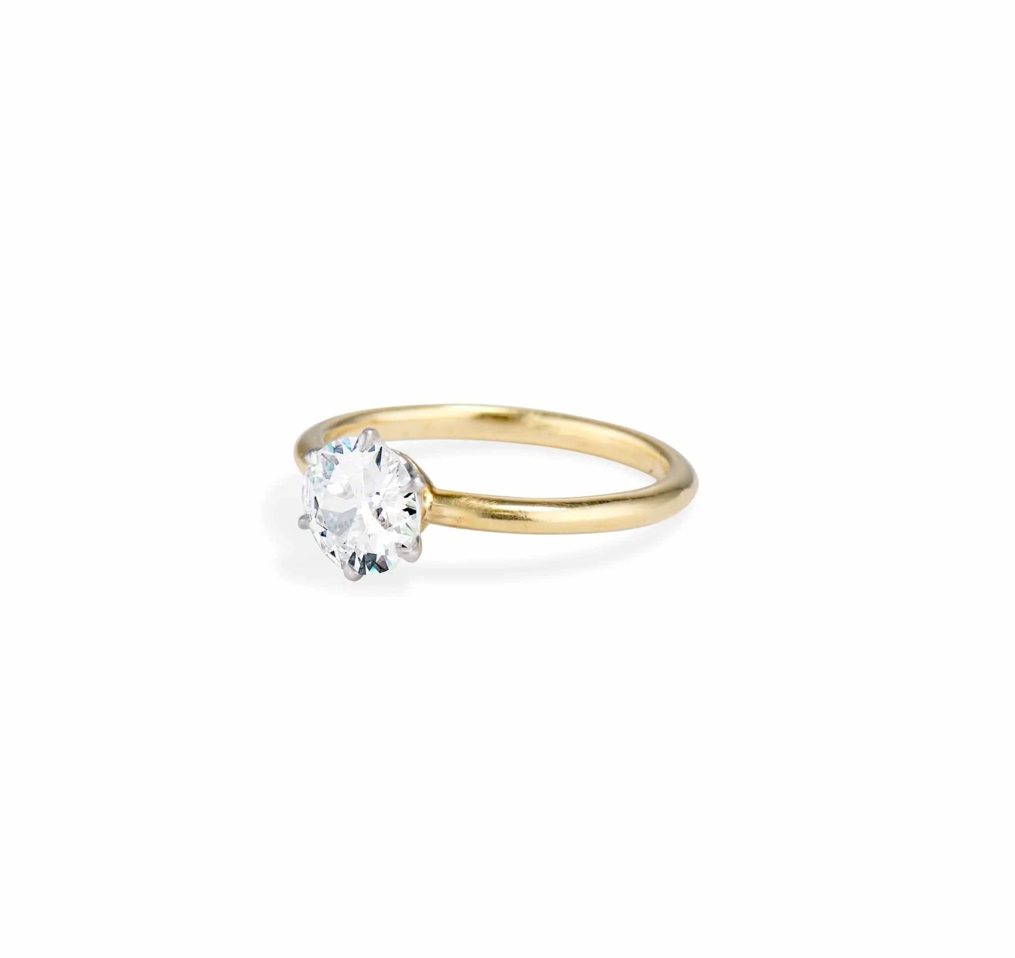 Art Deco Tiffany & Co 1.37 Carat Transitional-Cut Solitaire - Image 2