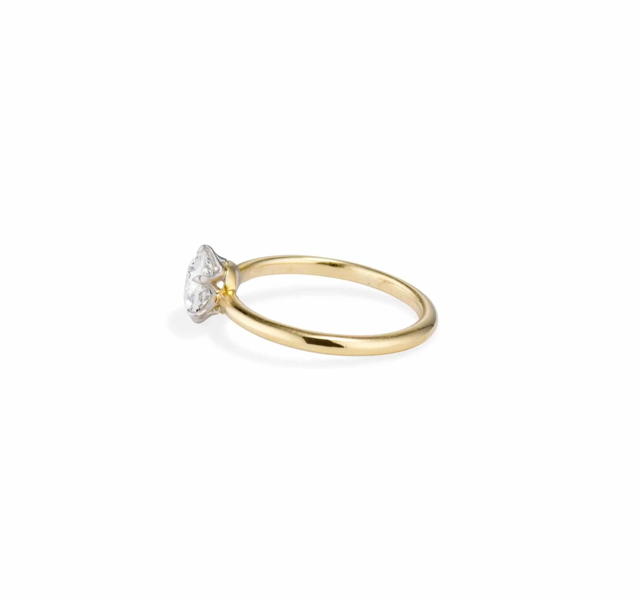 Art Deco Tiffany & Co 1.37 Carat Transitional-Cut Solitaire - Image 3