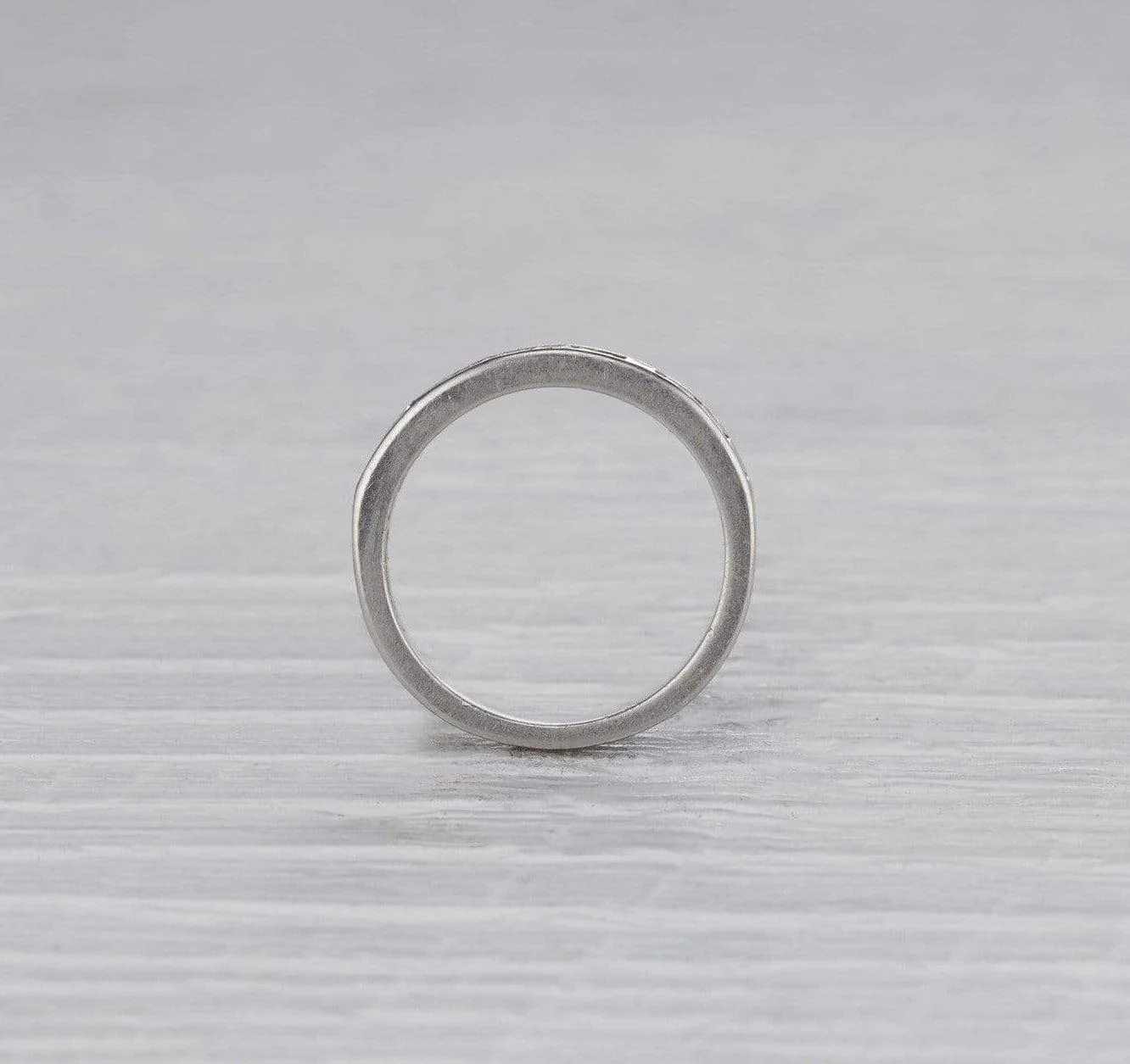 Art Deco Tiffany & Co. Half Hoop Diamond Band - Image 4