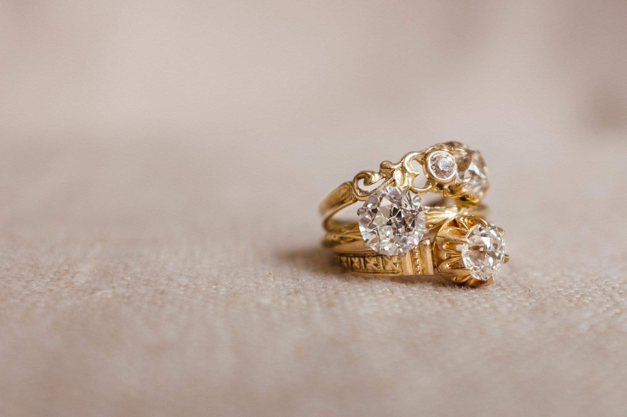 Art Nouveau .70 Carat Old Mine Cushion Cut Diamond Ring - Image 10
