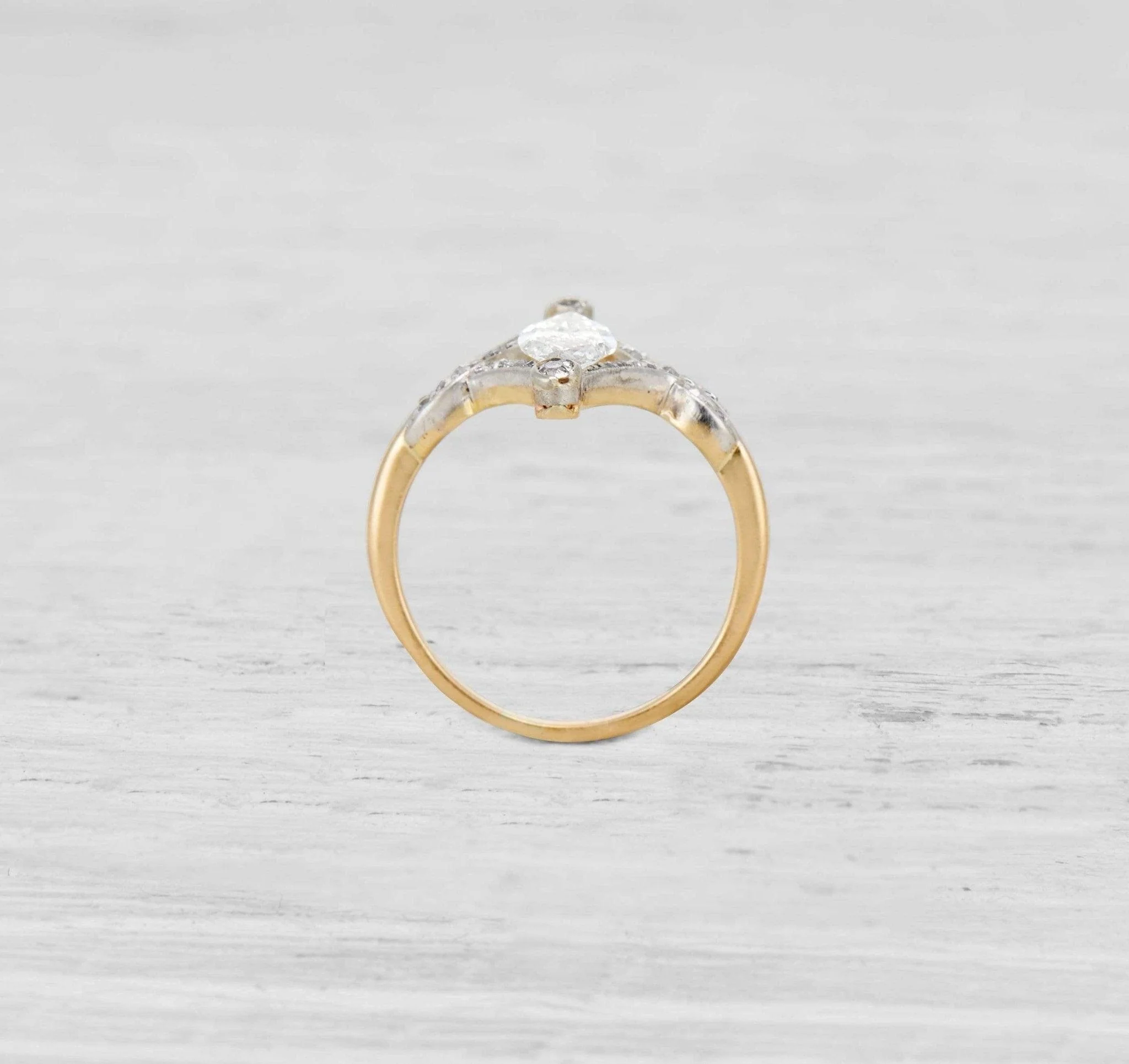 ART NOUVEAU DIAMOND ENGAGEMENT RING - Image 5