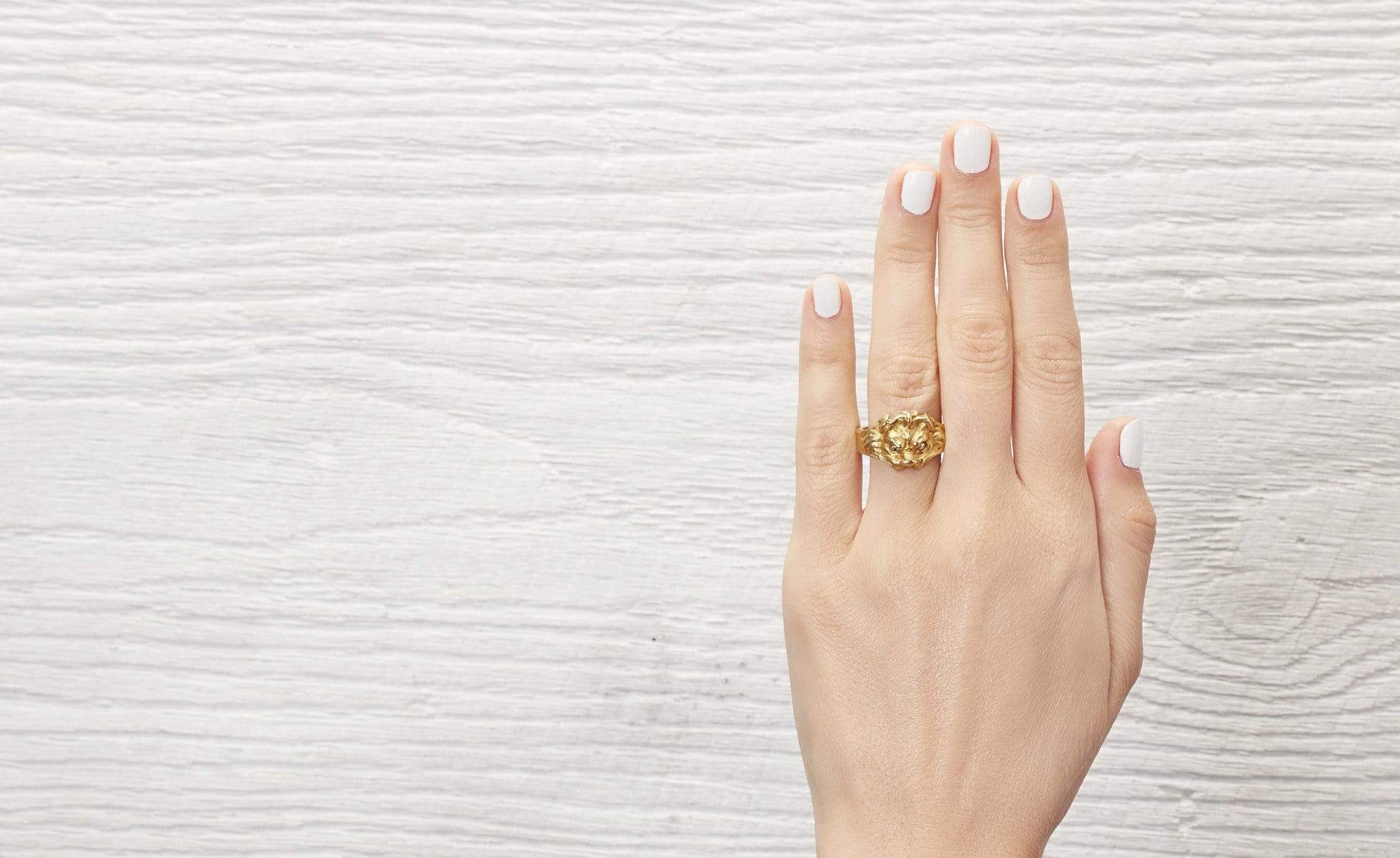 Art Nouveau Lion Ring - Image 5