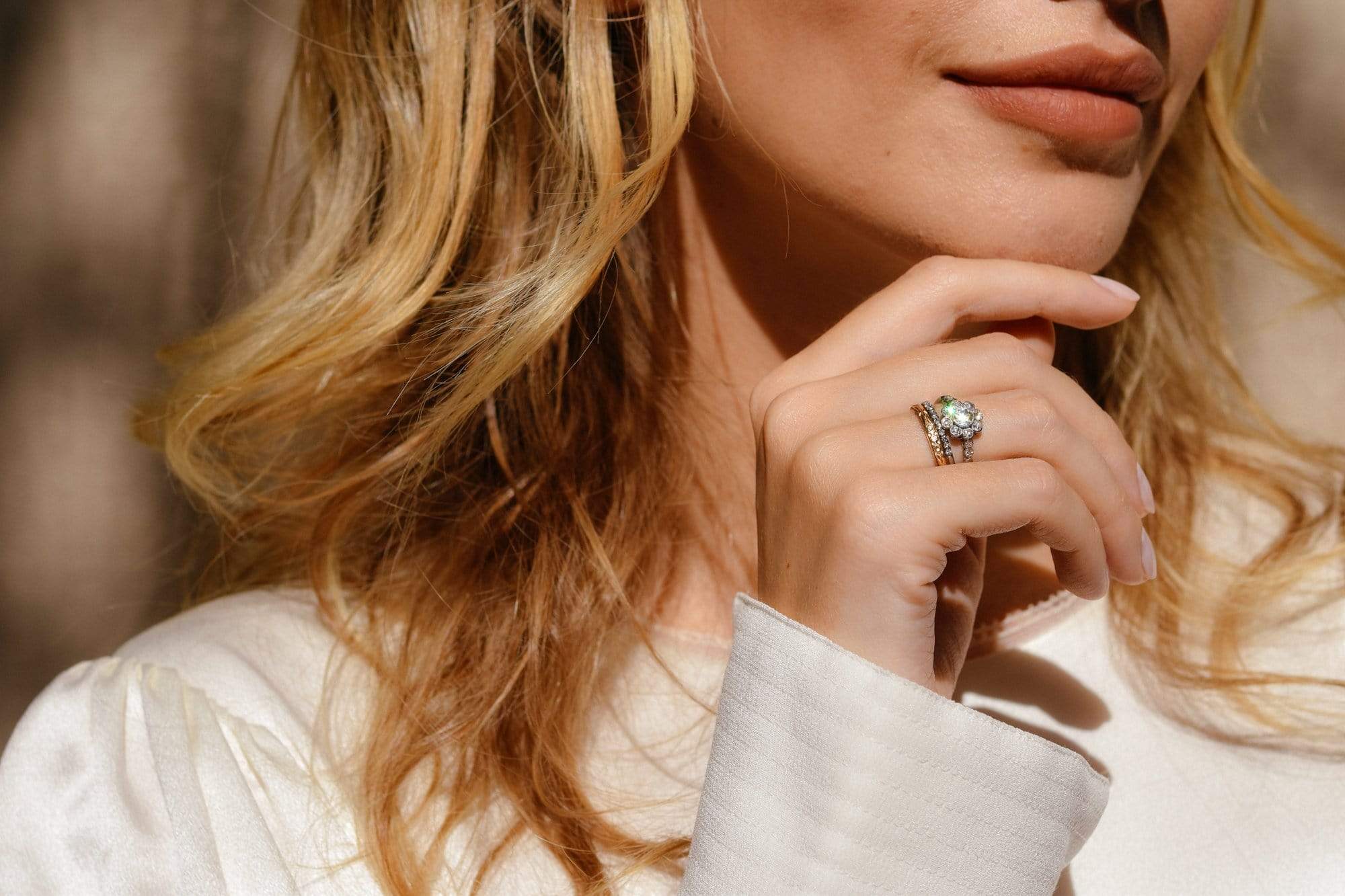 Belle Époque .40 Carat Old European Cluster Diamond Engagement Ring, France - Image 8