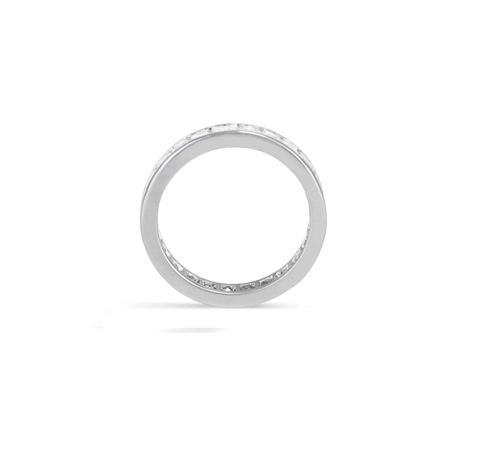 Mid-Century Cartier 1.75 Carat Baguette Diamond Eternity Band - Image 2