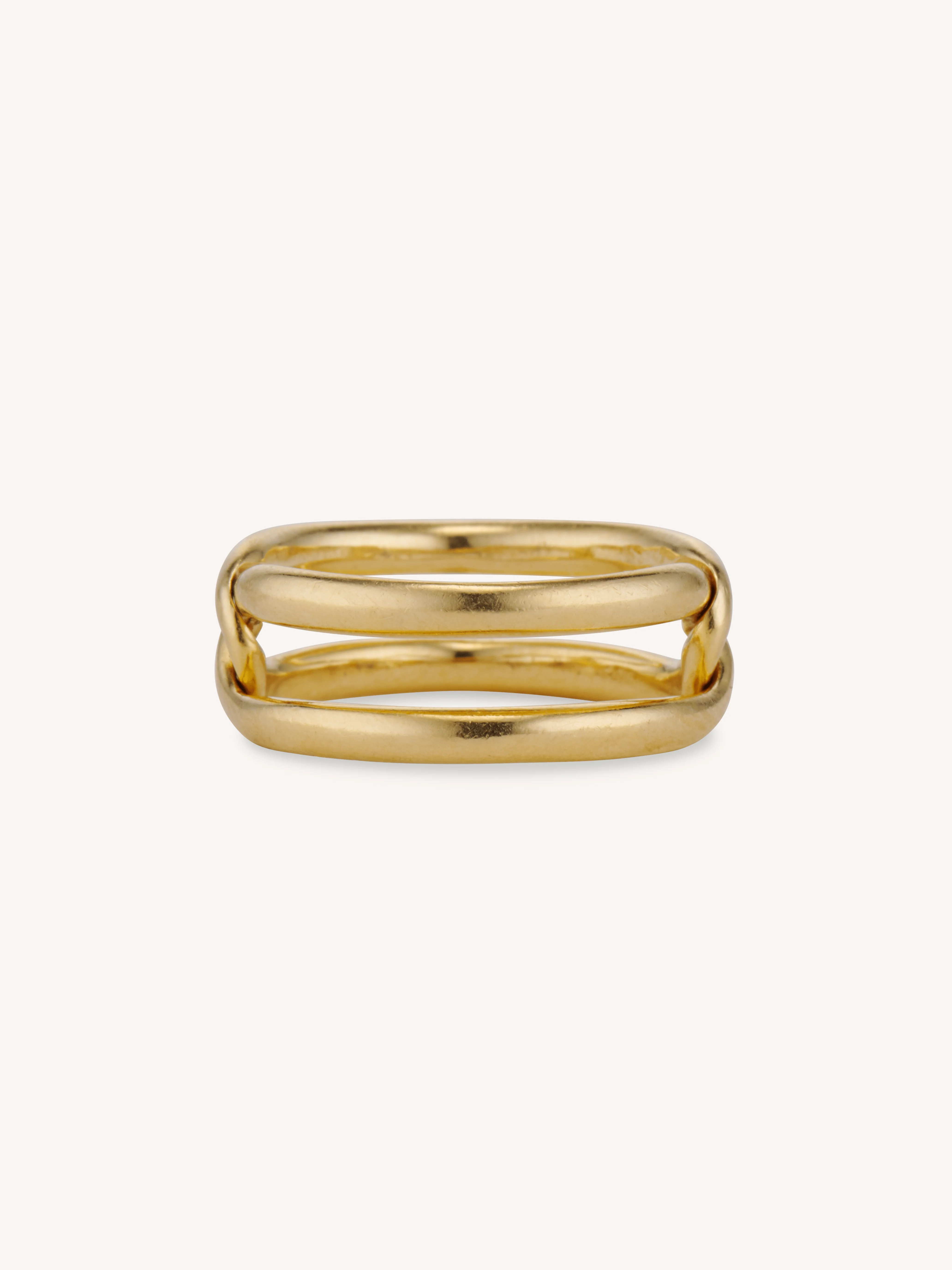 Cartier Vintage Gold Interlocking Puzzle Ring - Image 3