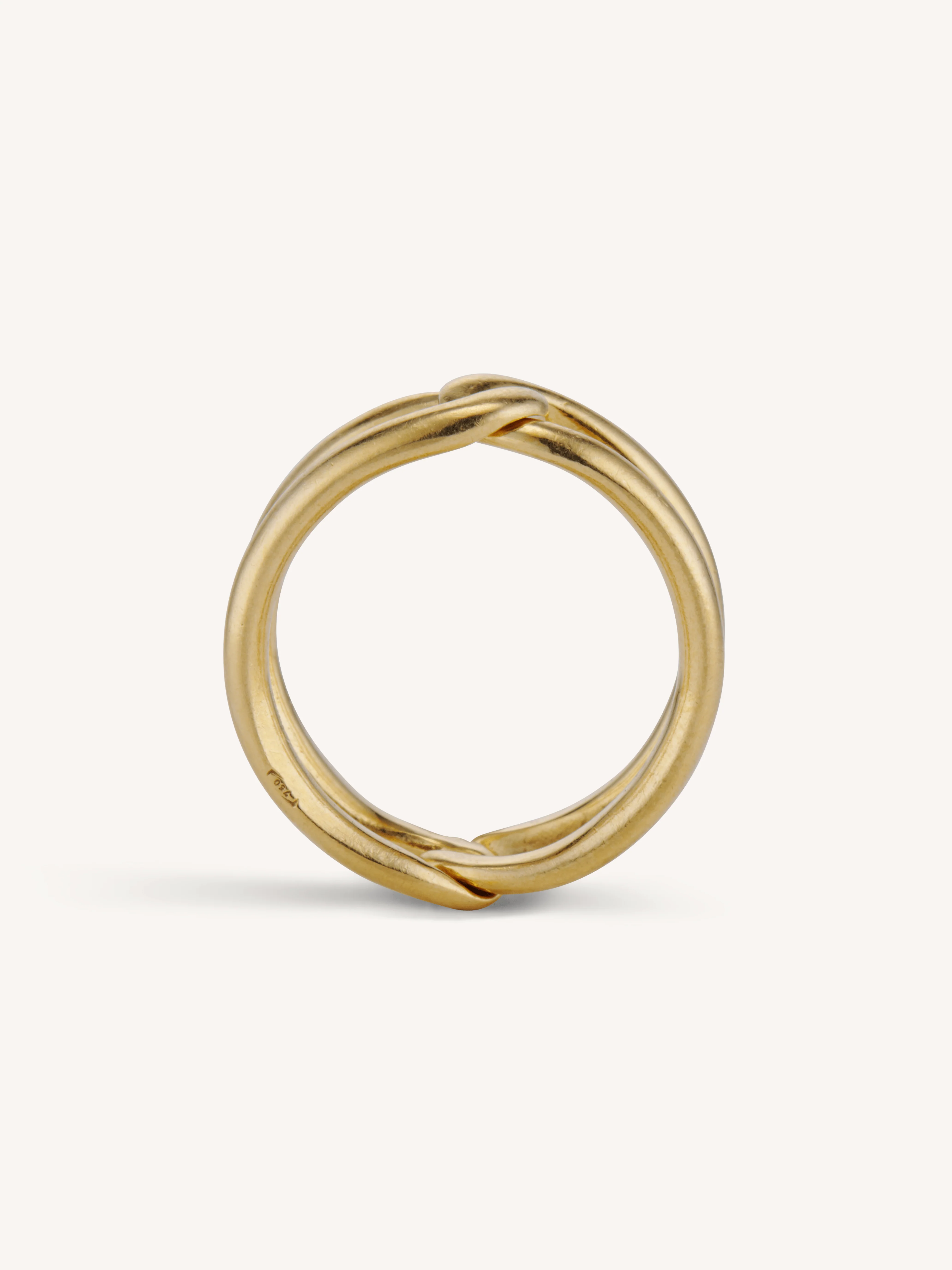 Cartier Vintage Gold Interlocking Puzzle Ring - Image 4