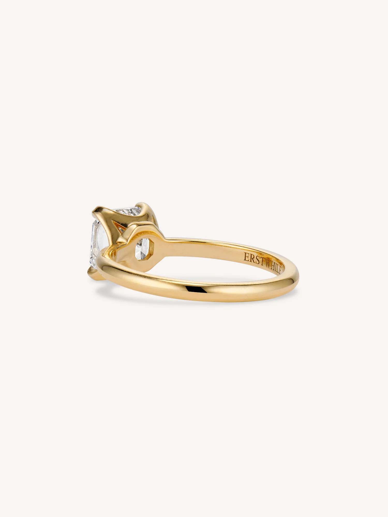 Classic Asscher Cut Diamond Four Prong Solitaire Engagement Ring 2.01 - Image 5