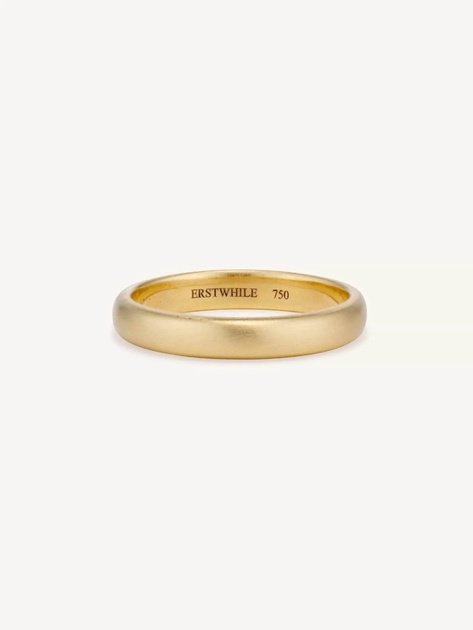 Classic Hoop Brushed 4mm - Image 5