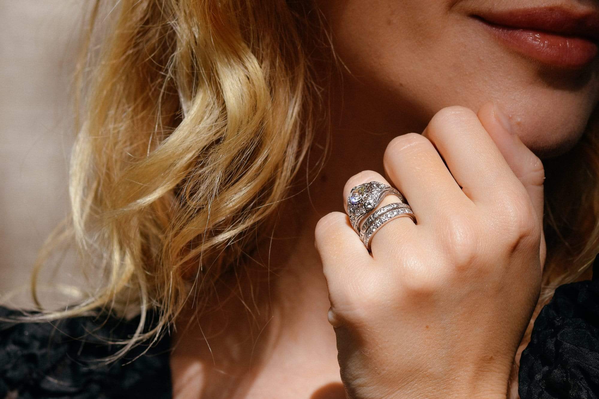 Edwardian 1.05 Carat Old European Diamond Dome Engagement Ring - Image 5